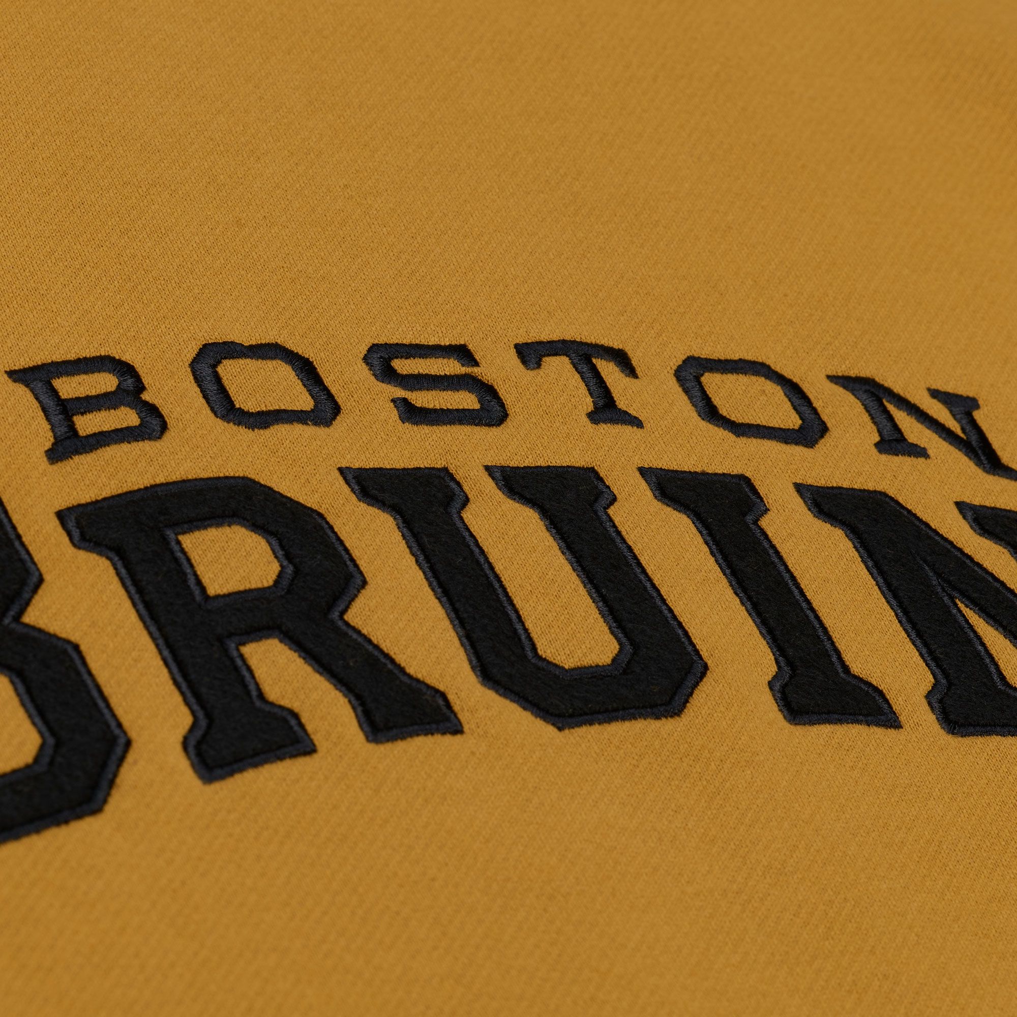 Mitchell & Ness Men's Boston Bruins Tan Dusted Fleece Crewneck Sweatshirt product image