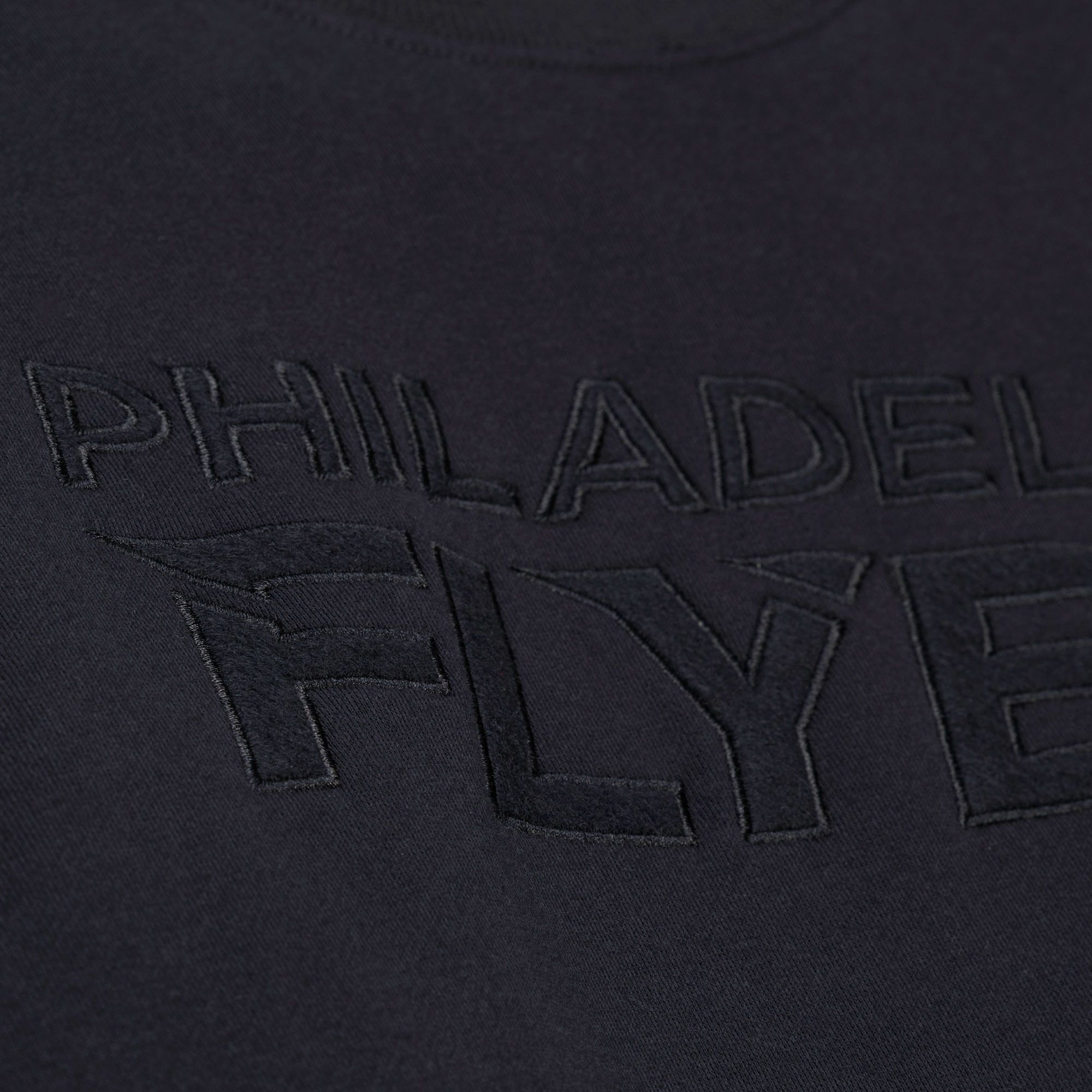 Mitchell & Ness Men's Philadelphia Flyers Black Phantom Crewneck Sweatshirt product image