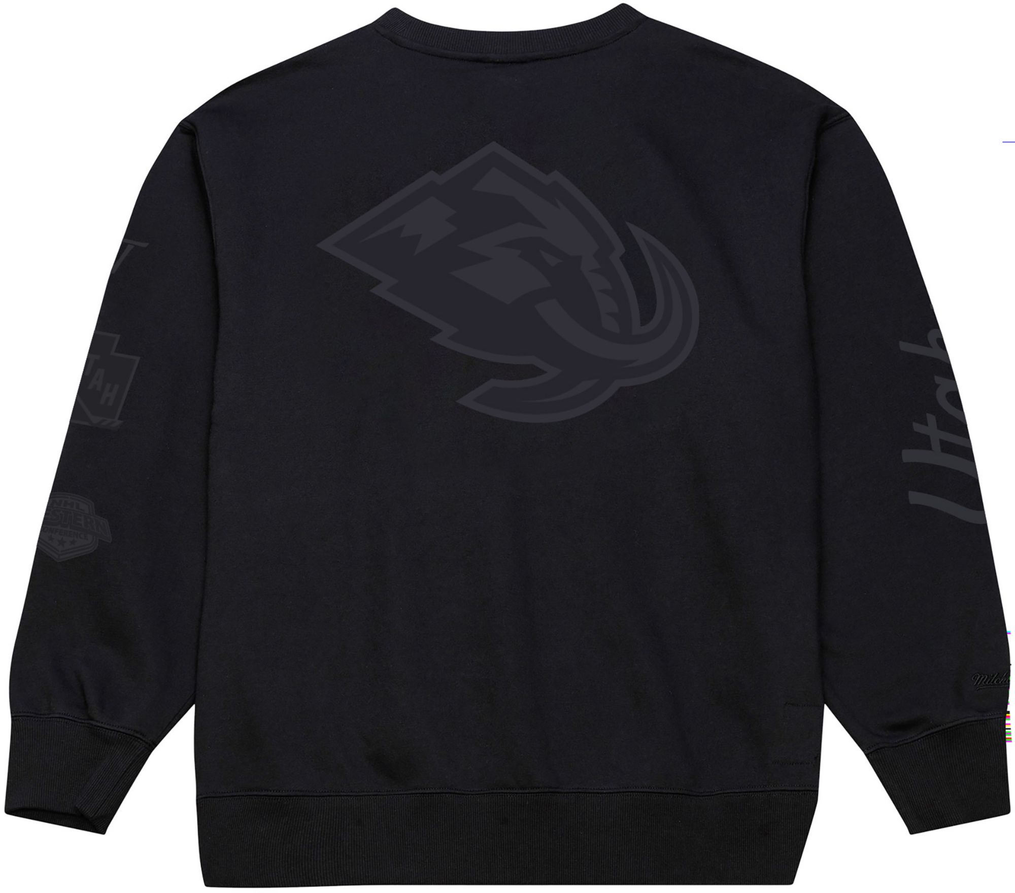 Mitchell & Ness Women's Utah Mammoths Black Phantom Crewneck Sweatshirt product image