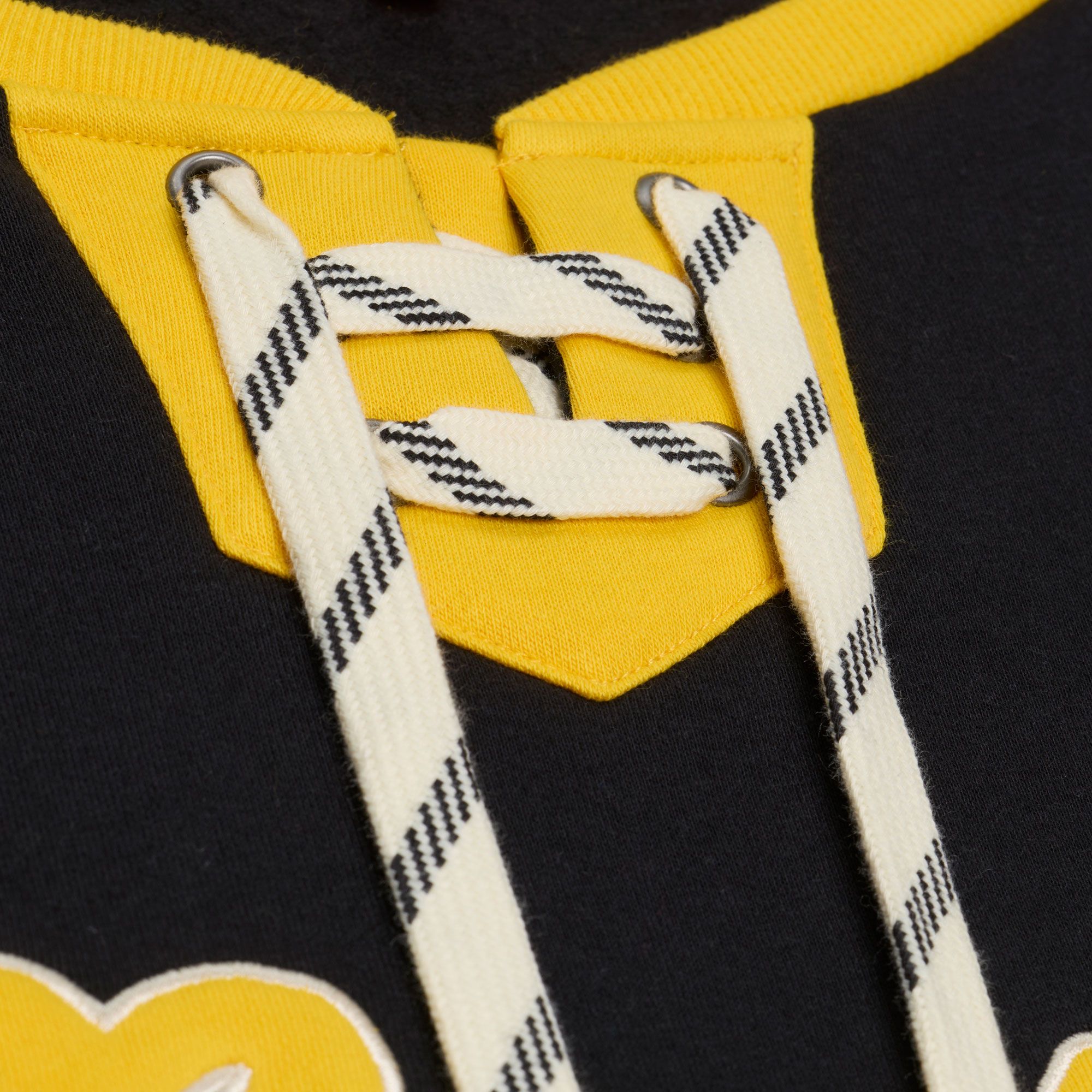 Mitchell & Ness Women's Boston Bruins Lace Up Crewneck Sweatshirt product image