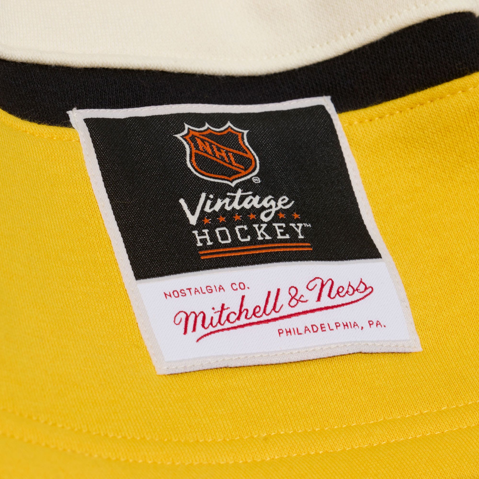 Mitchell & Ness Women's Boston Bruins Lace Up Crewneck Sweatshirt product image