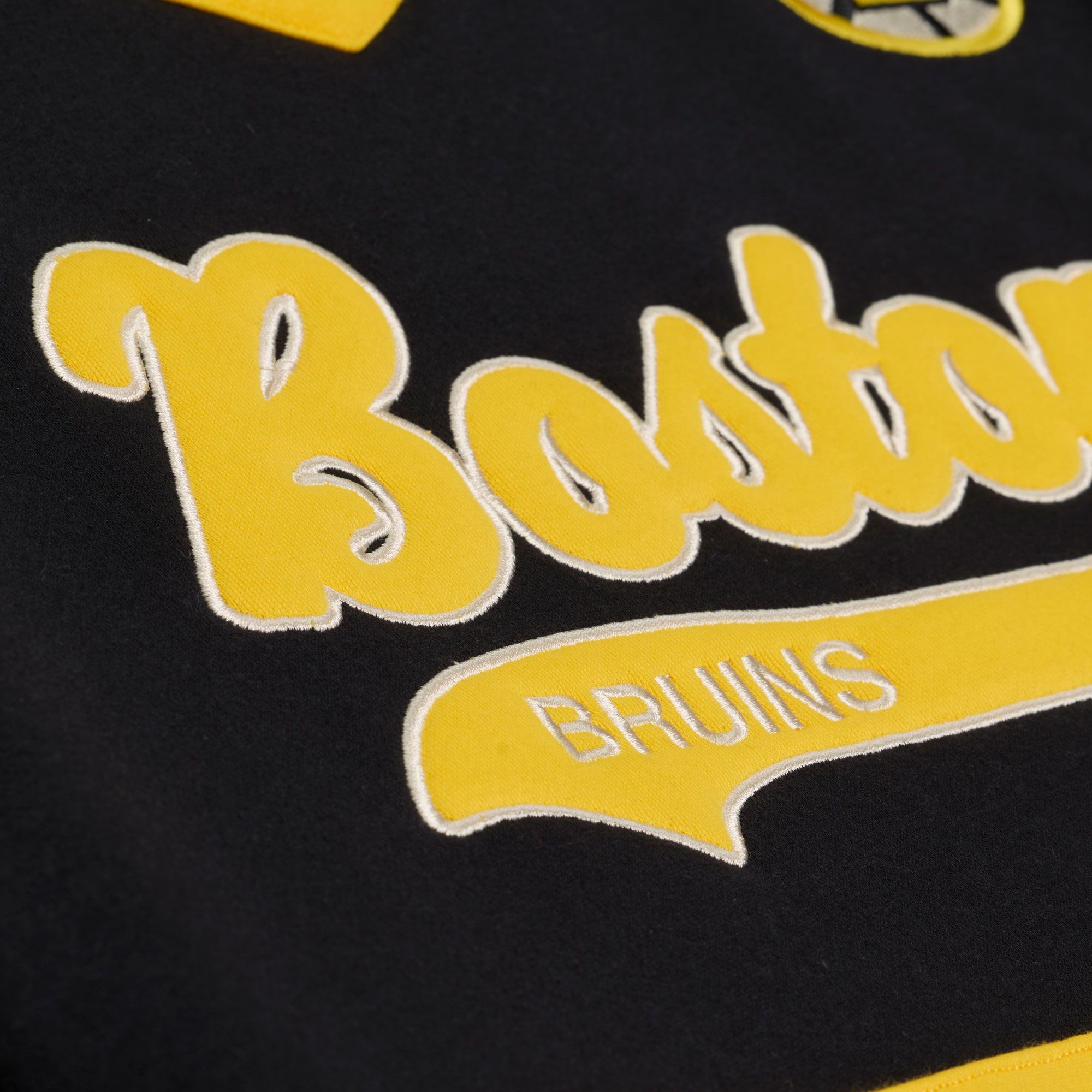 Mitchell & Ness Women's Boston Bruins Lace Up Crewneck Sweatshirt product image