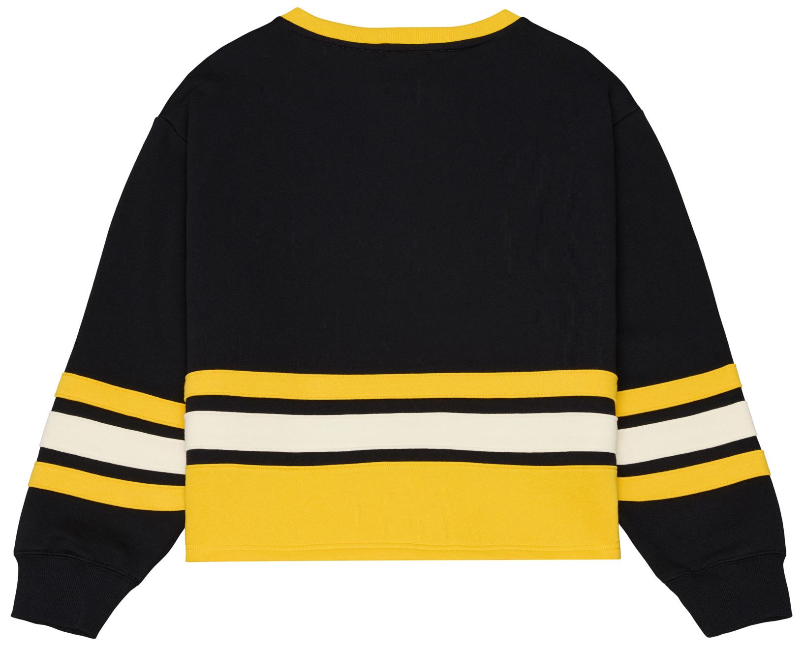 Mitchell & Ness Women's Boston Bruins Lace Up Crewneck Sweatshirt product image