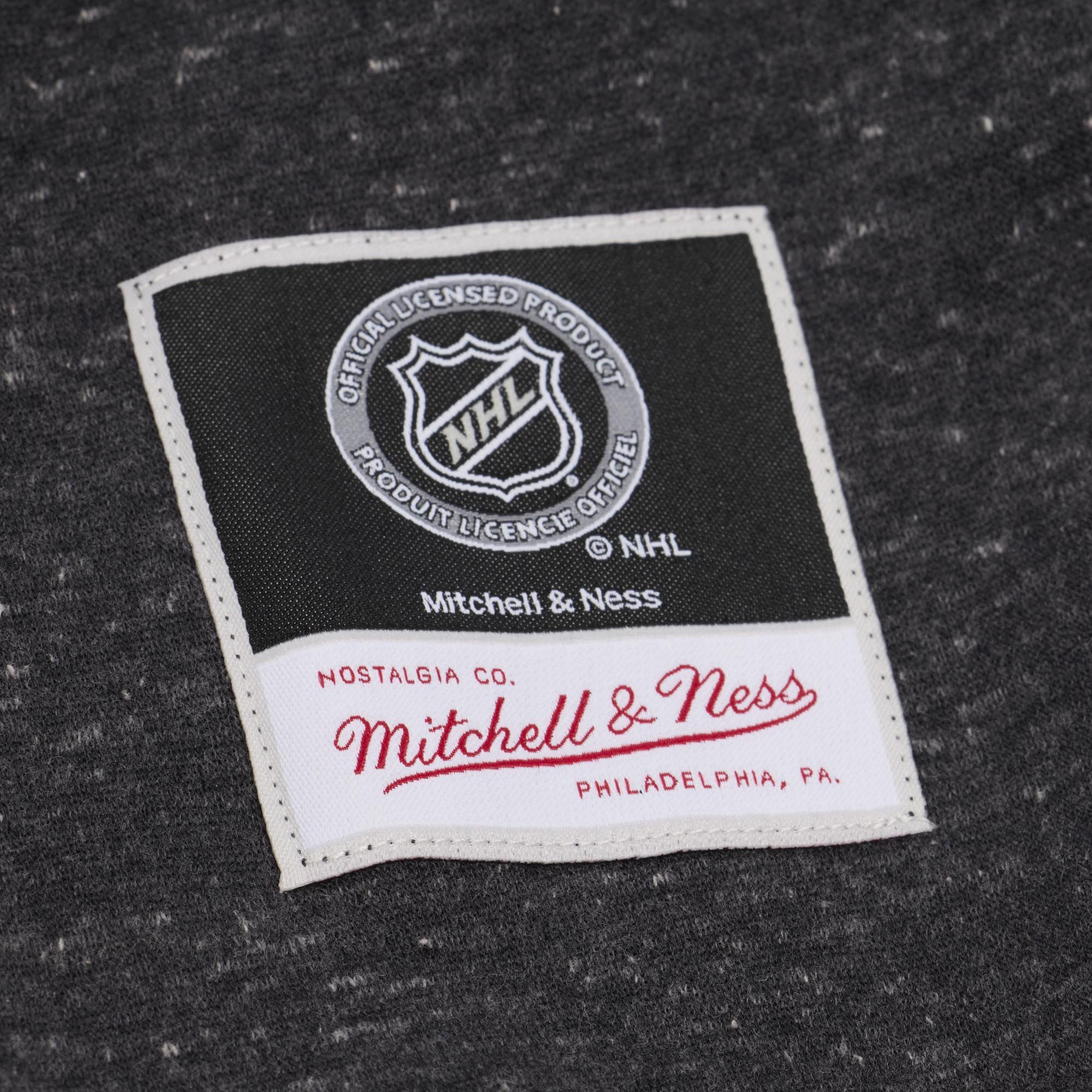 Mitchell & Ness Women's Colorado Avalanche Dark Grey Snow Wash Fleece Crewneck Sweatshirt product image