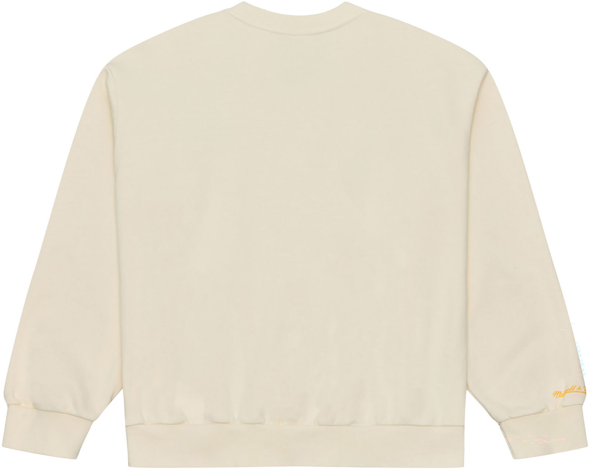 Mitchell & Ness Men's NFL Pittsburgh Steelers x Mac Miller Cream Slide Crewneck Sweatshirt product image