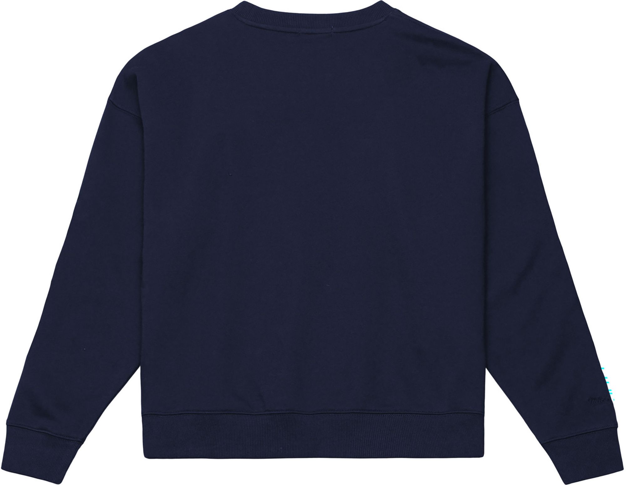 Mitchell & Ness Women's New York Islanders Navy Logo Fleece Crewneck Sweatshirt product image