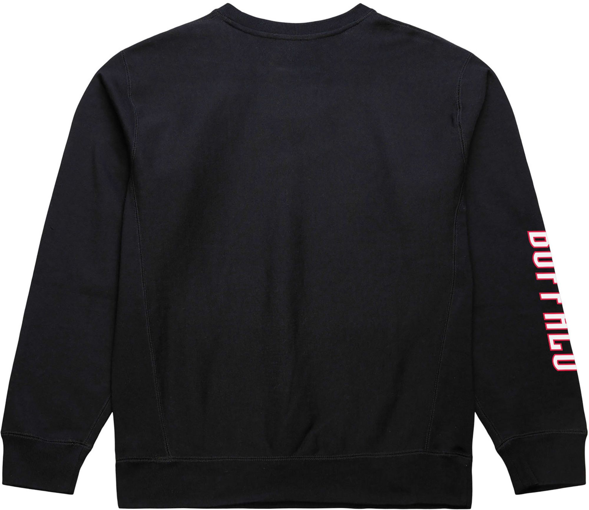 Mitchell & Ness Men's Buffalo Sabres Black Marked Up Crewneck Sweatshirt product image