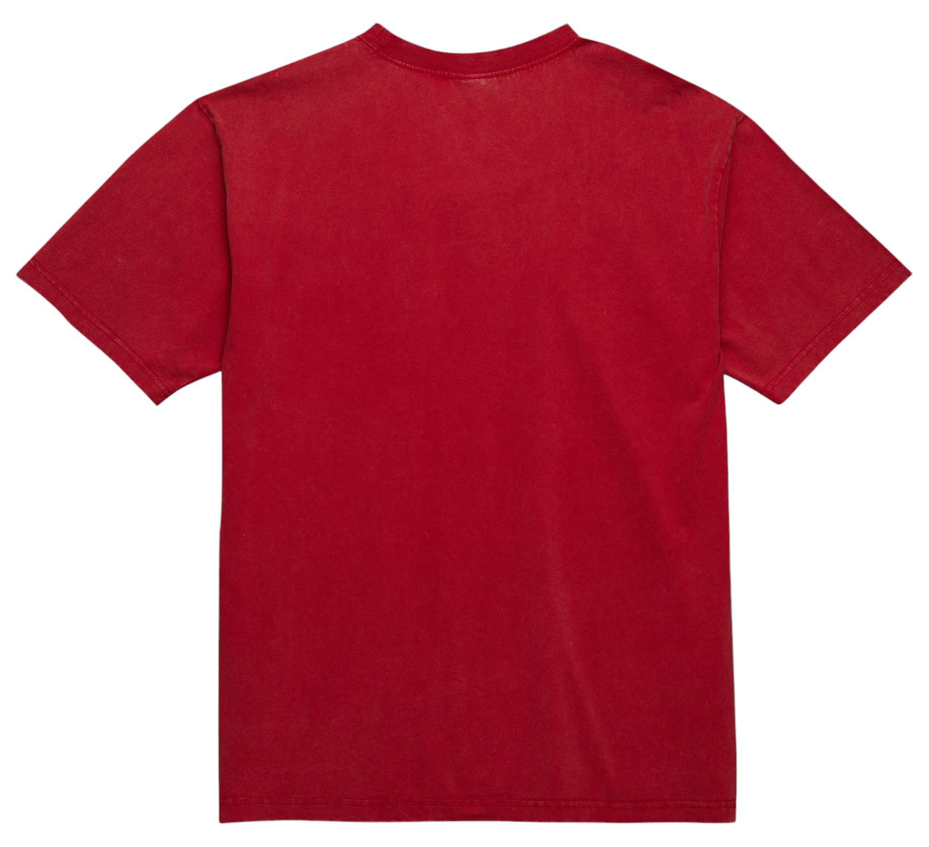 Mitchell & Ness Adult Detroit Red Wings Premium Maroon Pocket T-Shirt product image
