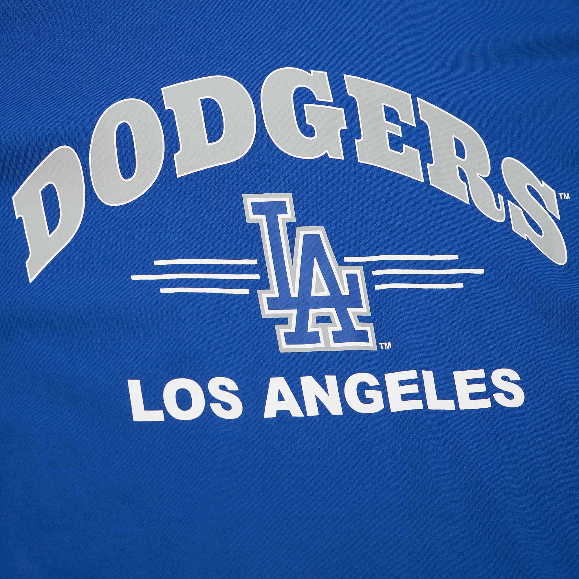 Mitchell & Ness Men's Los Angeles Dodgers Royal Logo T-Shirt product image