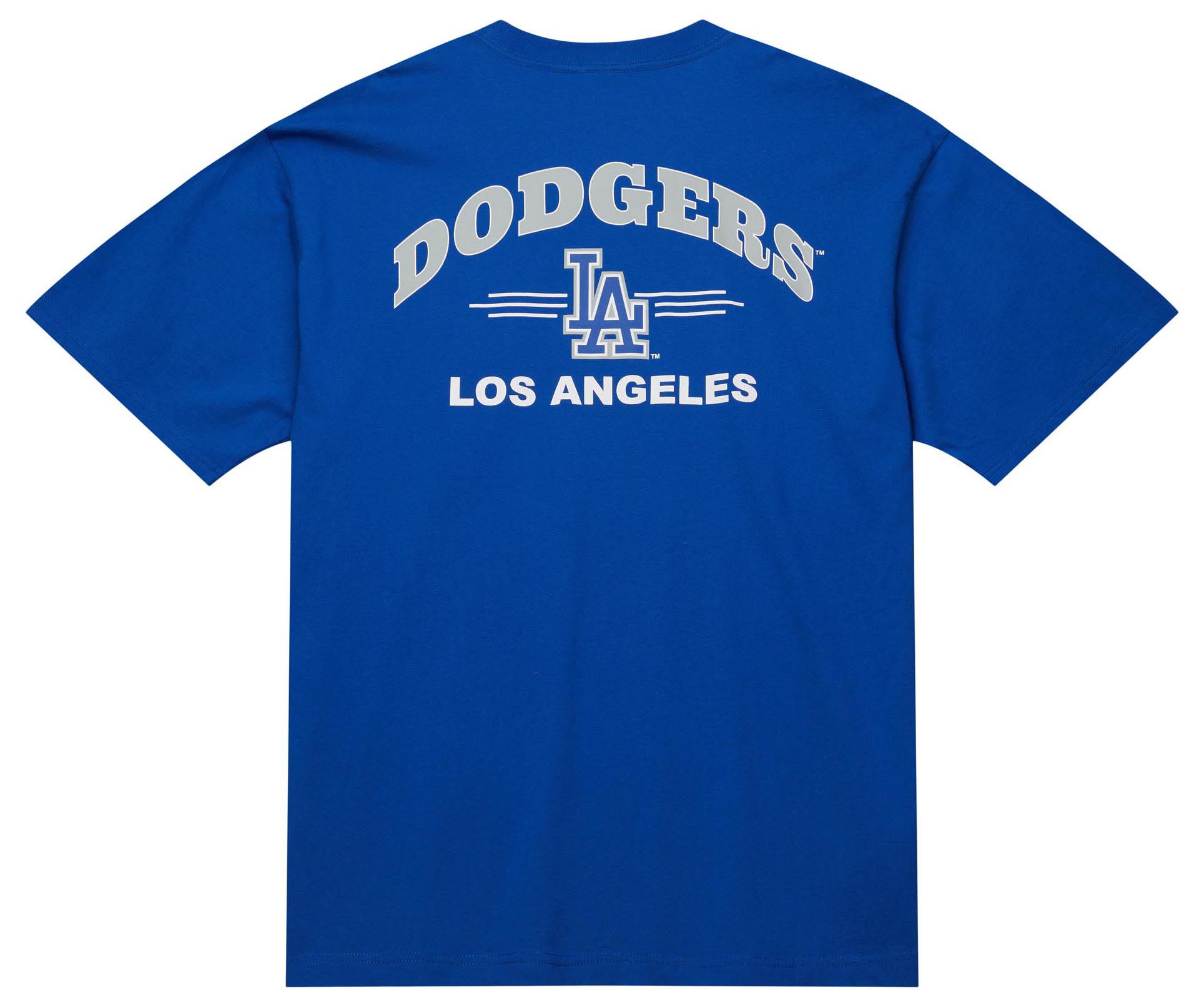 Mitchell & Ness Men's Los Angeles Dodgers Royal Logo T-Shirt product image