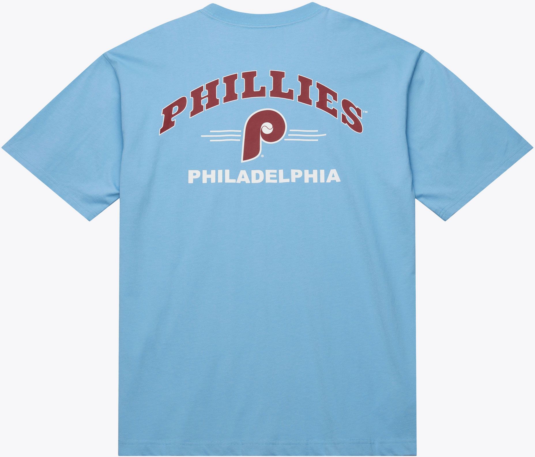 Mitchell & Ness Men's Philadelphia Phillies Blue Logo T-Shirt product image