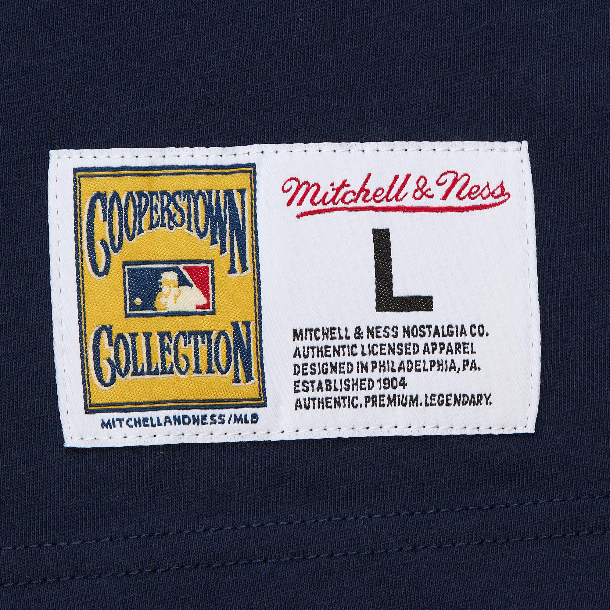 Mitchell & Ness Men's San Diego Padres Navy Logo T-Shirt product image