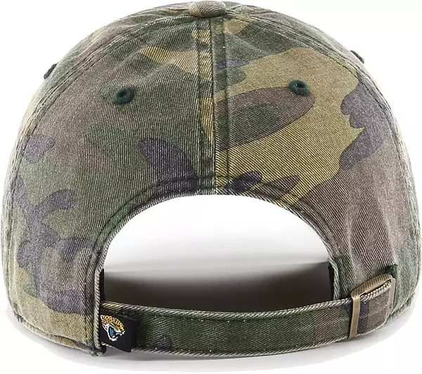 47 Men's Jacksonville Jaguars Camo Adjustable Clean Up Hat