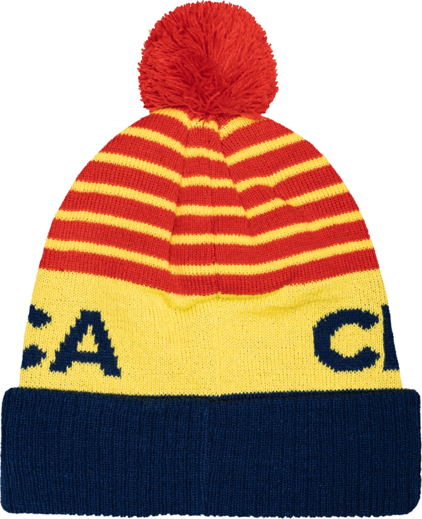 Fan Ink Adult FC Barcelona 2023 Aspen Multi Pom Knit Beanie