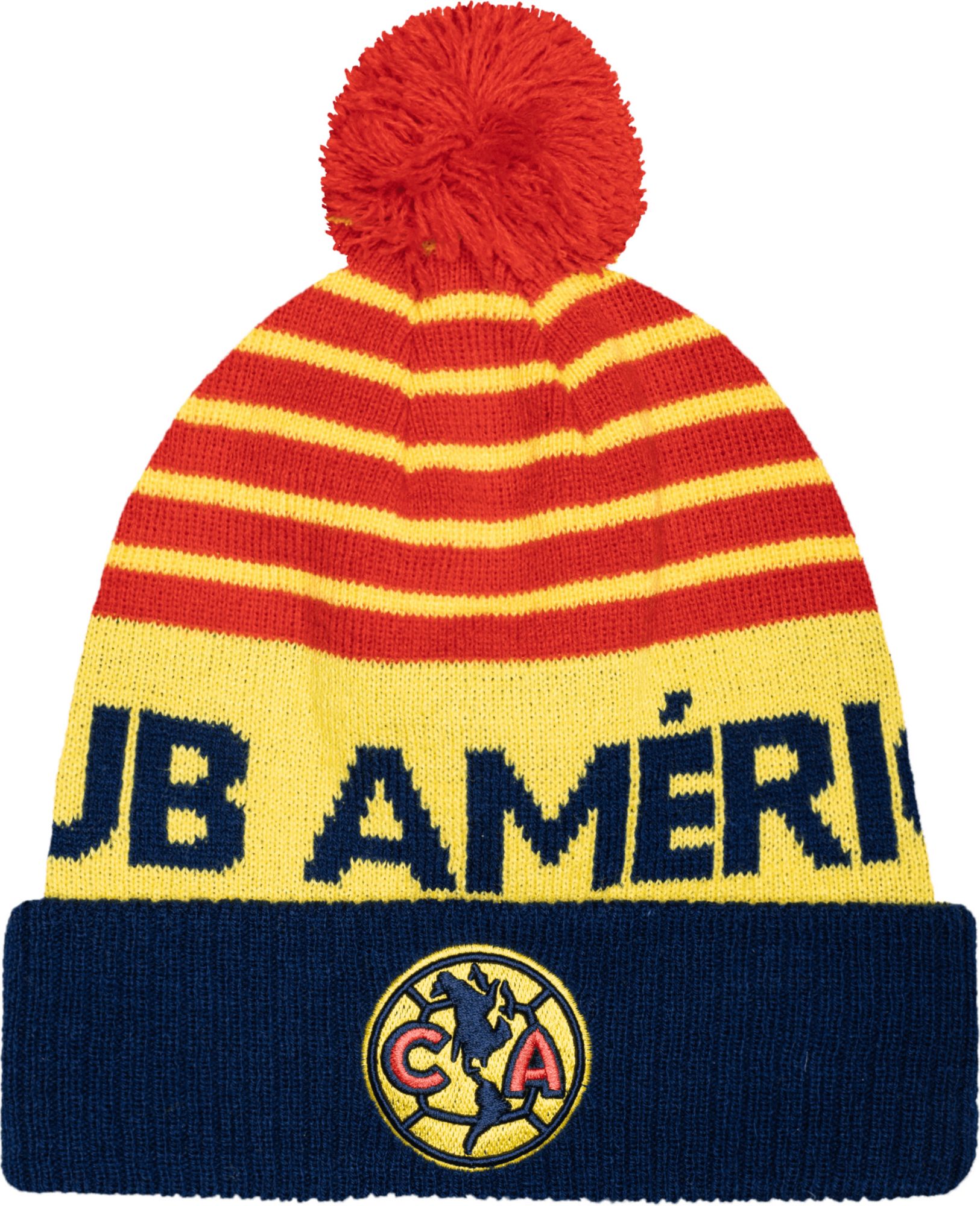 Fan Ink Adult FC Barcelona 2023 Aspen Multi Pom Knit Beanie