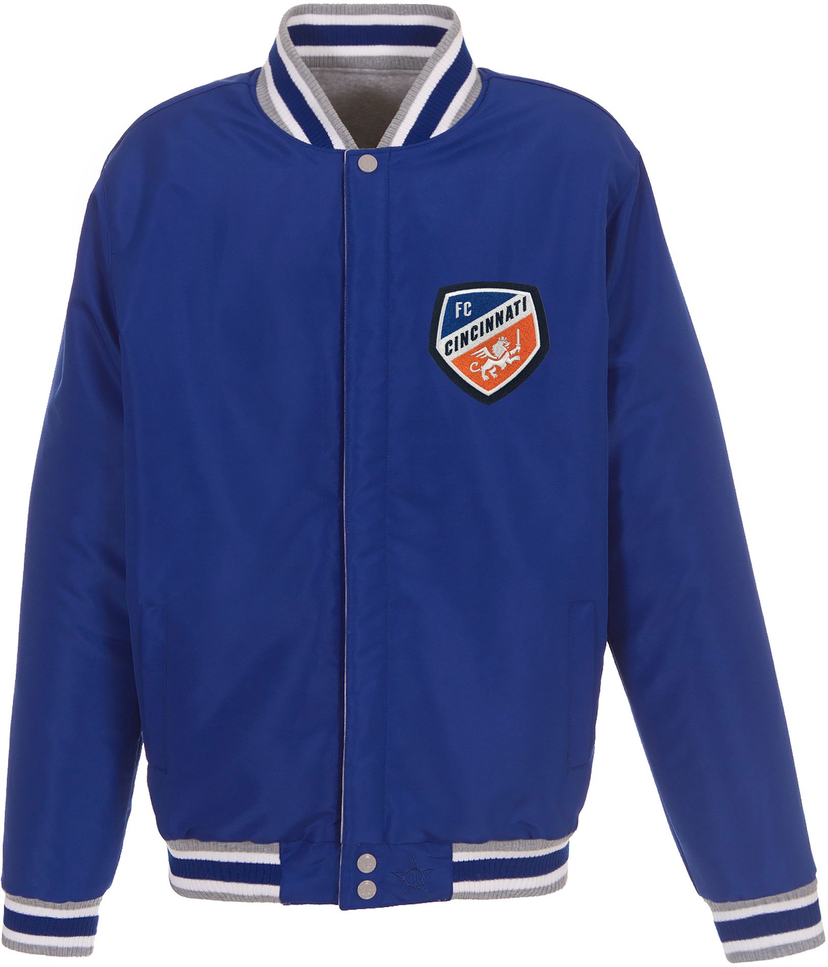 JH Design FC Cincinnati Blue Reversible Fleece Jacket