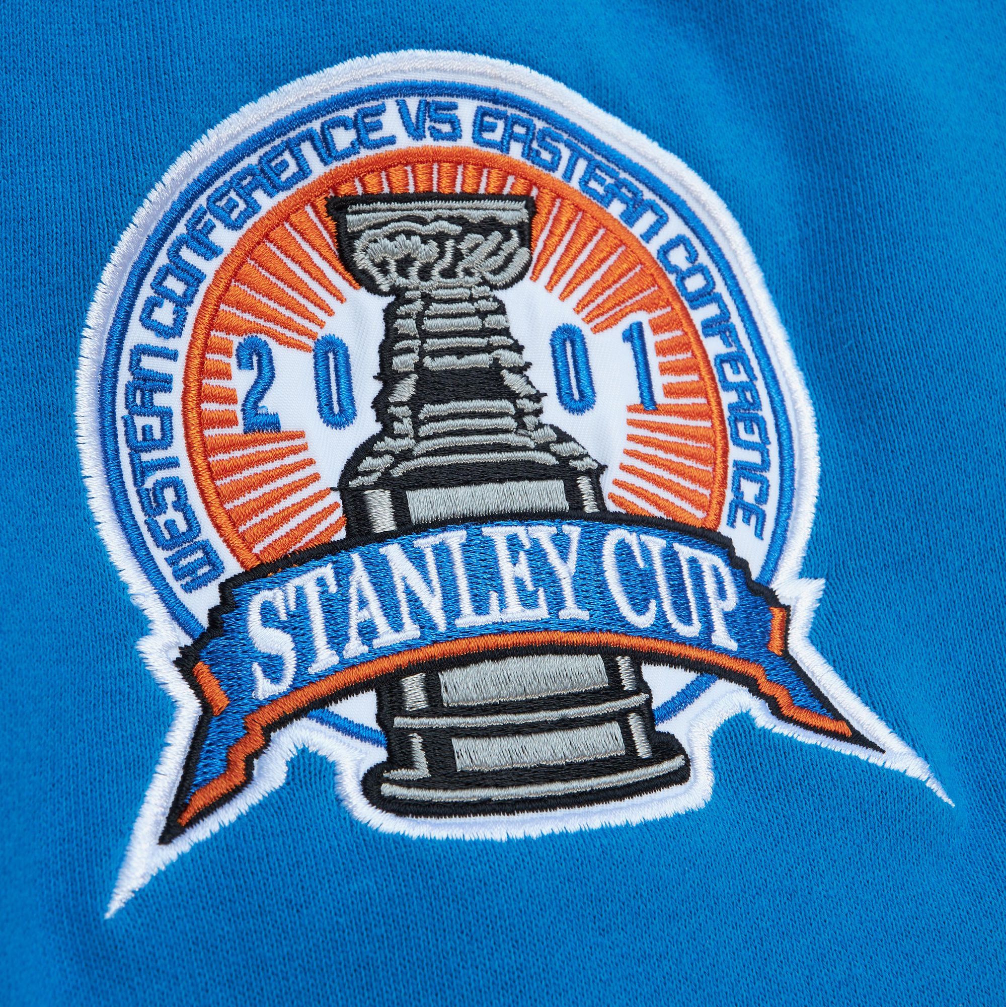 Mitchell & Ness Men's Colorado Avalanche Cardinal All Over 3.0 Crewneck Sweatshirt product image