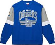 Mitchell & Ness Men's Los Angeles Dodgers Royal All Over 3.0 Crew Neck  Sweatshirt