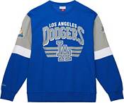 Mitchell & Ness Men's Los Angeles Dodgers Royal All Over 3.0 Crew Neck Sweatshirt