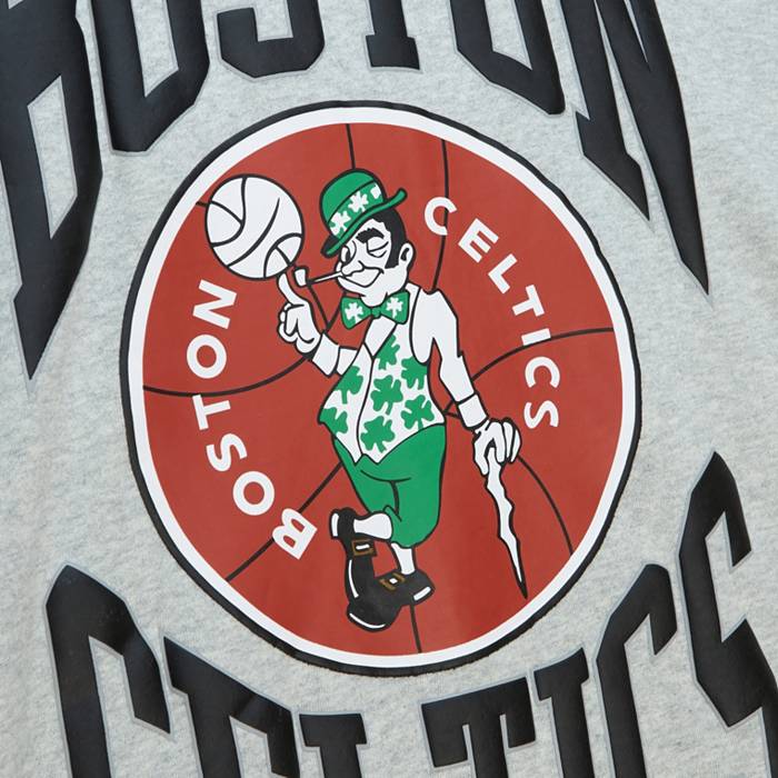 Boston Celtics NBA All Over Crew Sweatshirt By Mitchell & Ness - Mens