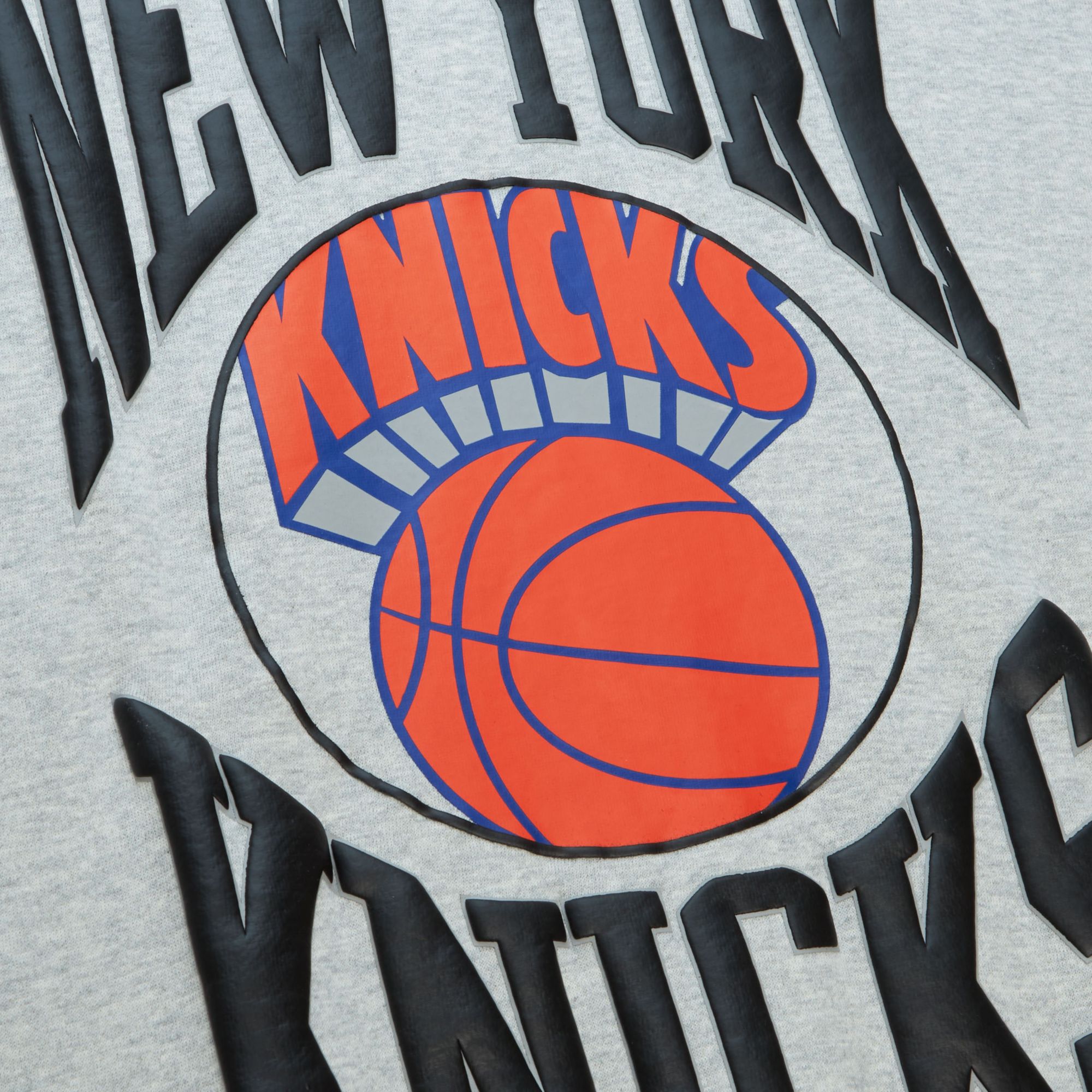 Mitchell & Ness Women's New York Knicks Grey Retro Crewneck Sweatshirt product image