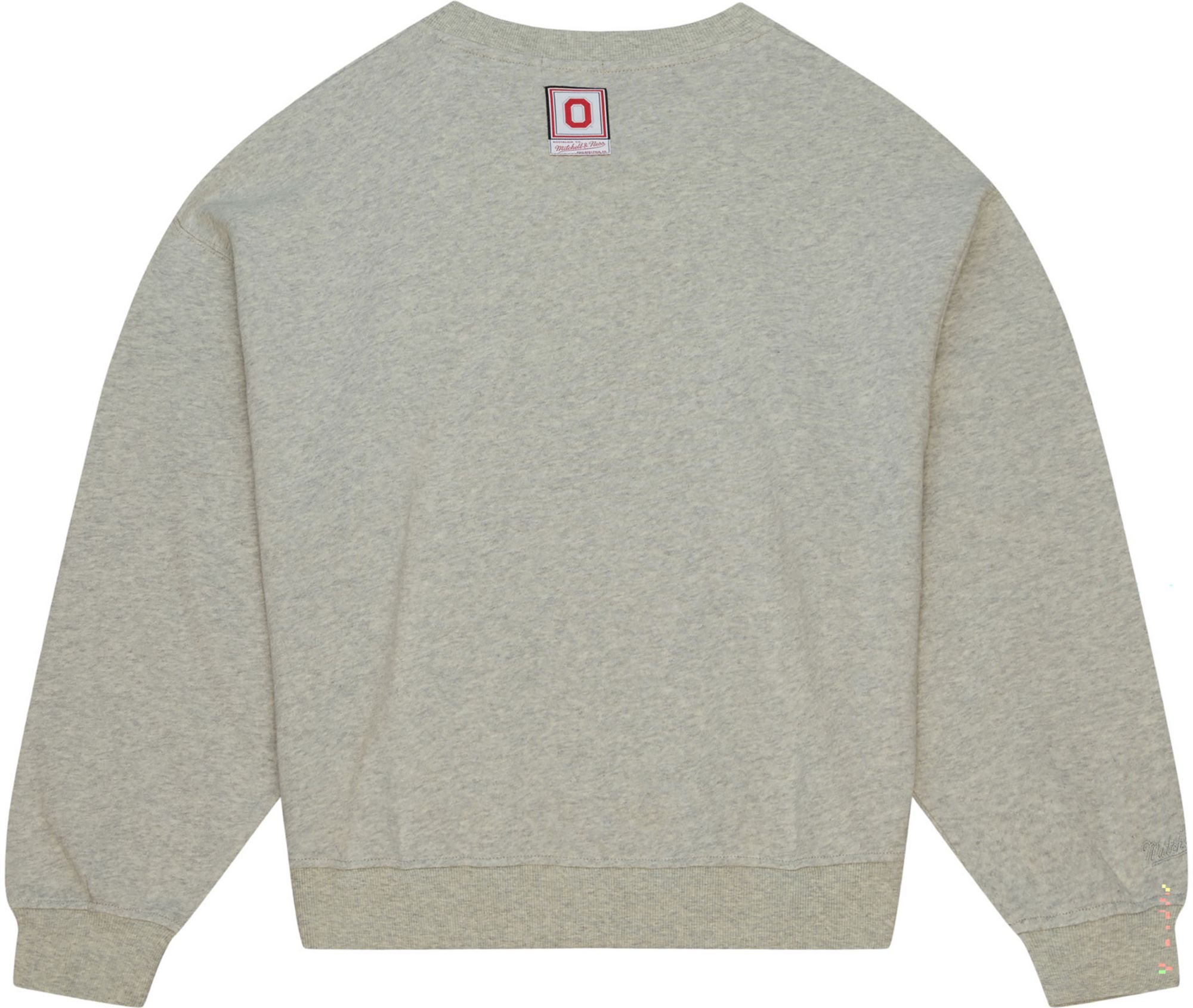 Mitchell & Ness Men's Ohio State Buckeyes All-Over Crew Neck 3.0 Pullover Sweatshirt