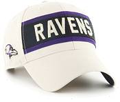 '47 Men's Baltimore Ravens Crossroad MVP White Adjustable Hat product image
