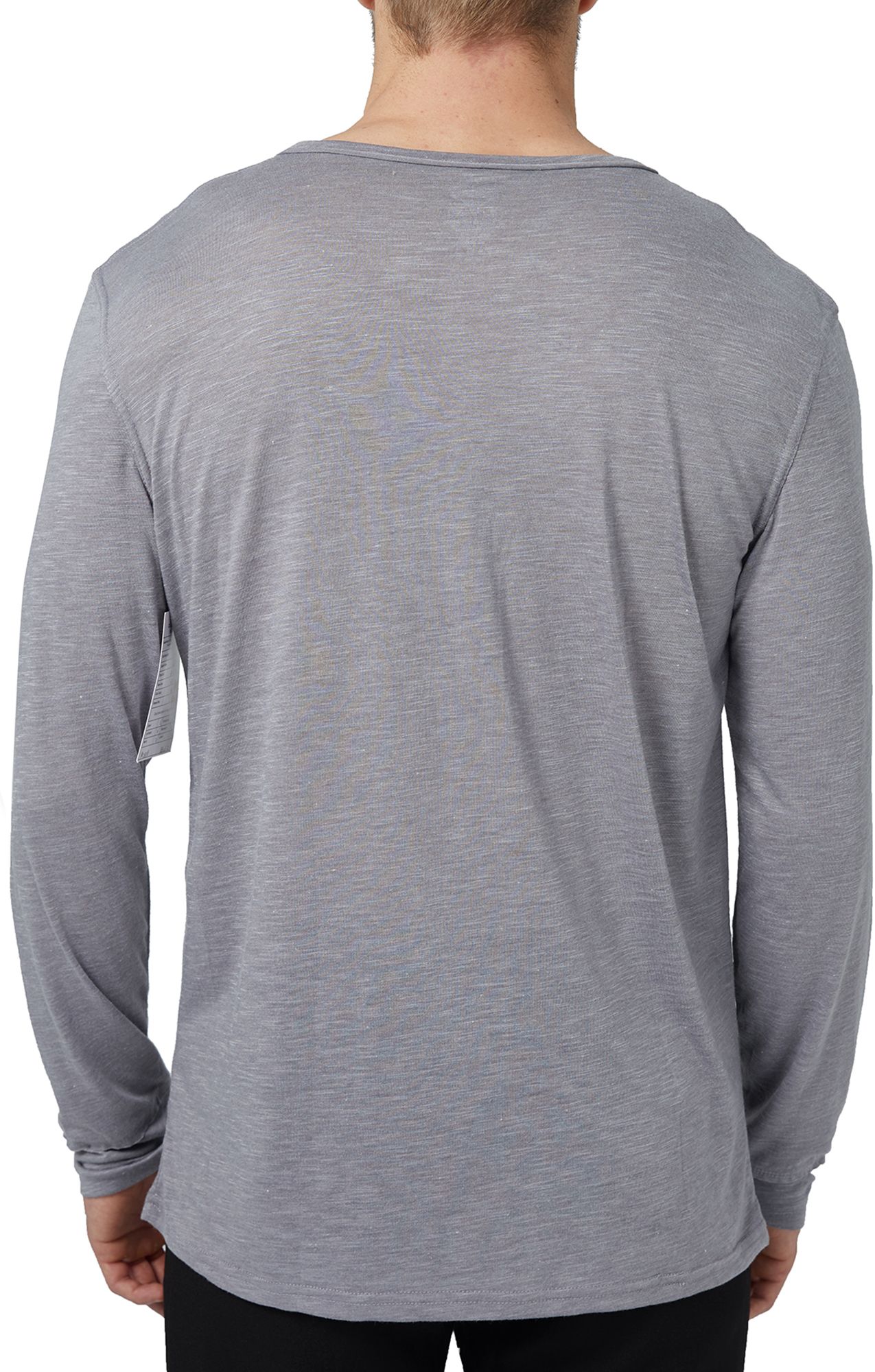Concepts Men's Chicago White Sox Grey Henley Long Sleeve Shirt product image