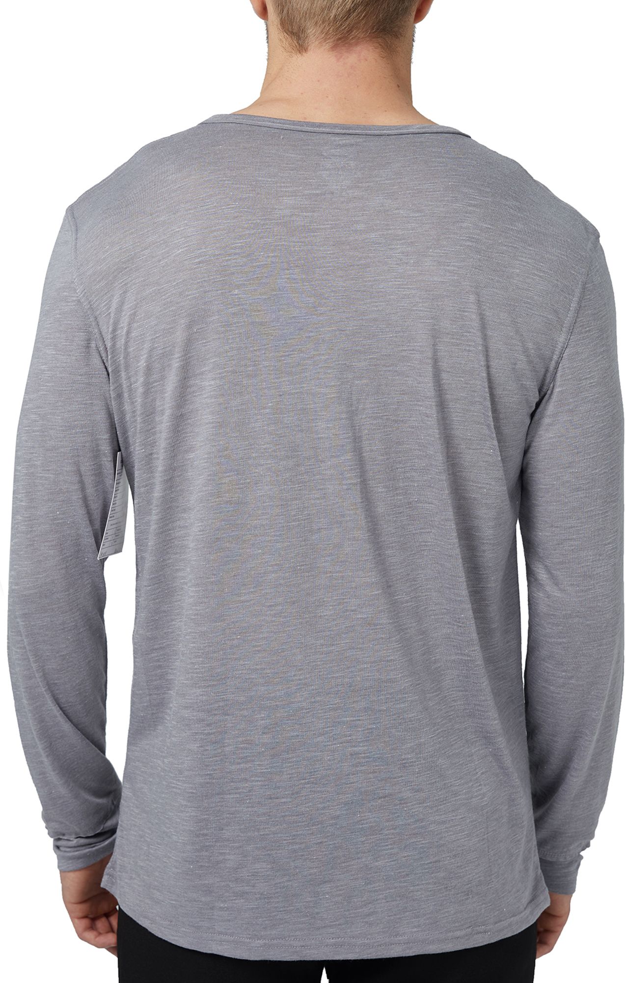 Concepts Men's Philadelphia Phillies Grey Henley Long Sleeve Shirt product image