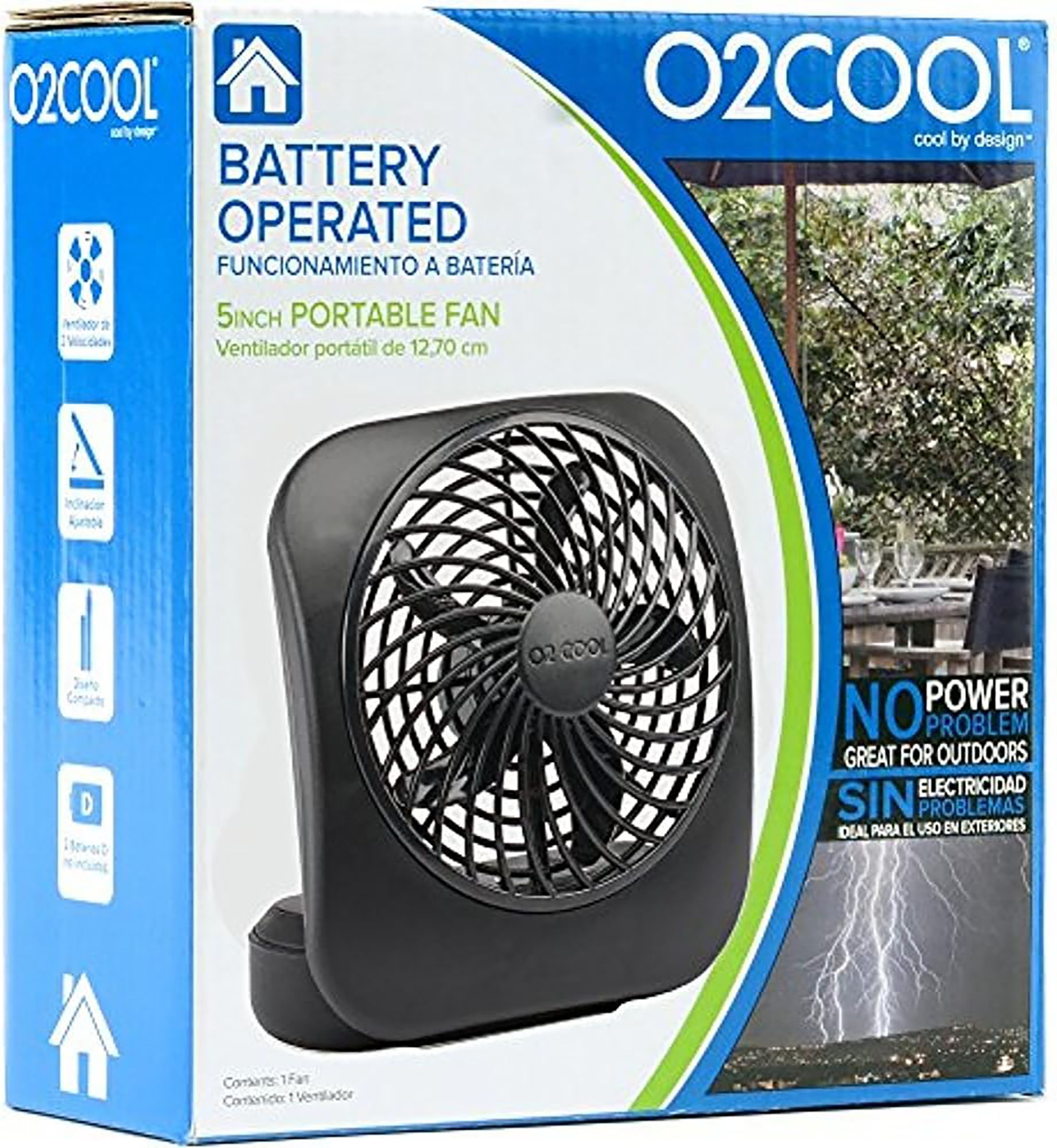 O2COOL 5" Battery Operated Fan product image