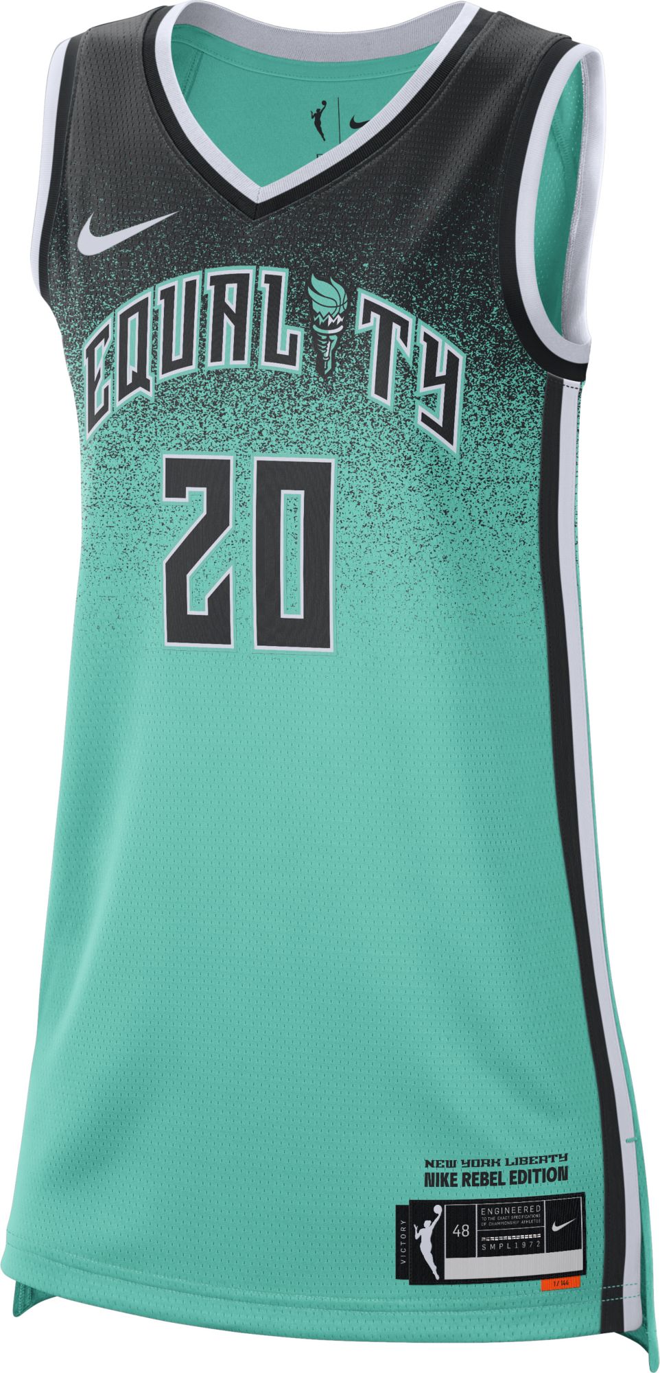 Nike Adult New York Liberty Green Sabrina Ionescu #20 Rebel Jersey