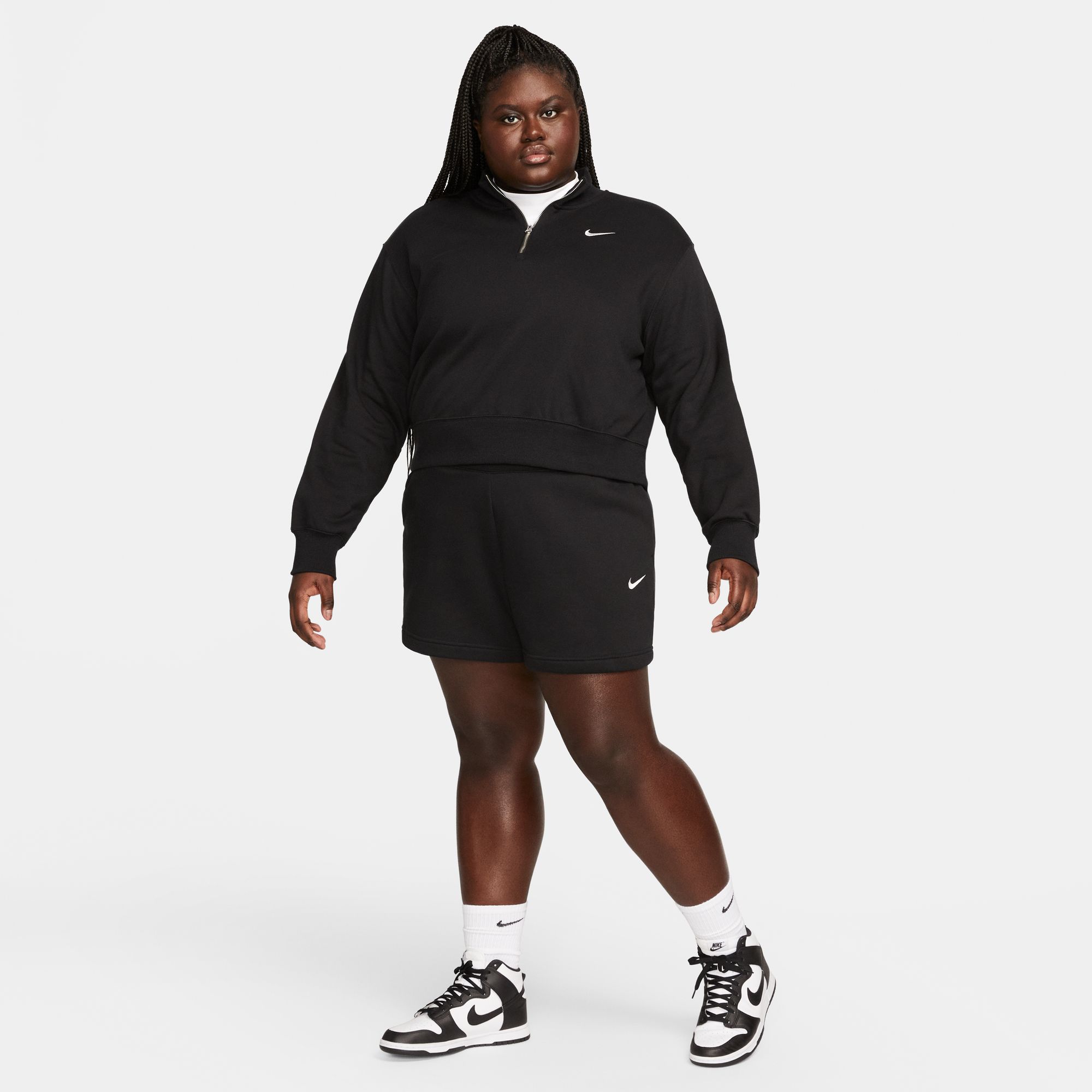 Nike Women's Sportswear Phoenix Fleece Plus High-Waisted Shorts product image