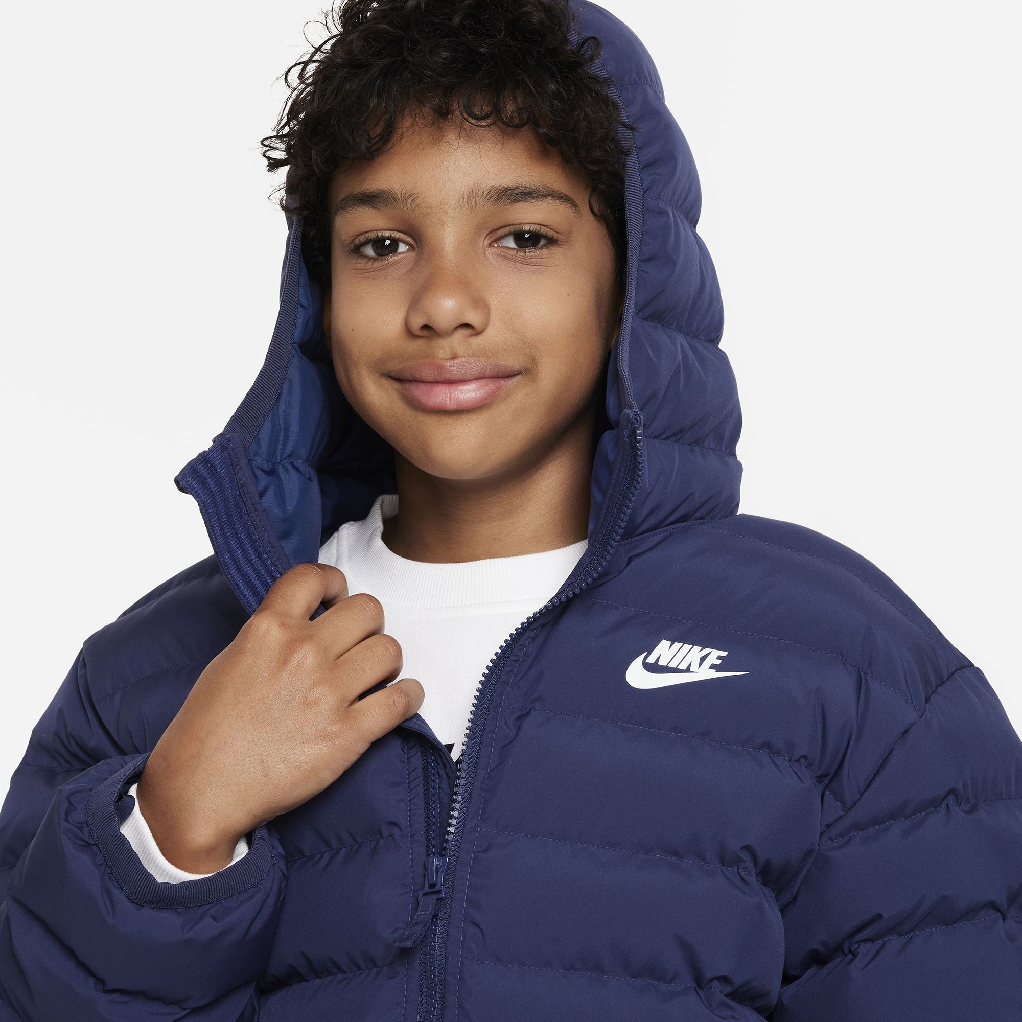 Nike Kids' Sportswear Lightweight Synthetic Fill Hooded Jacket product image