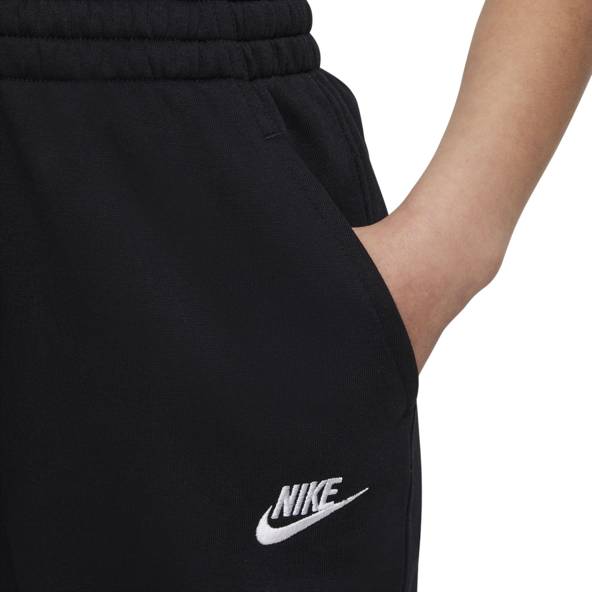 Nike Girls' Sportswear Club Fleece High-Waisted Fitted Pants product image