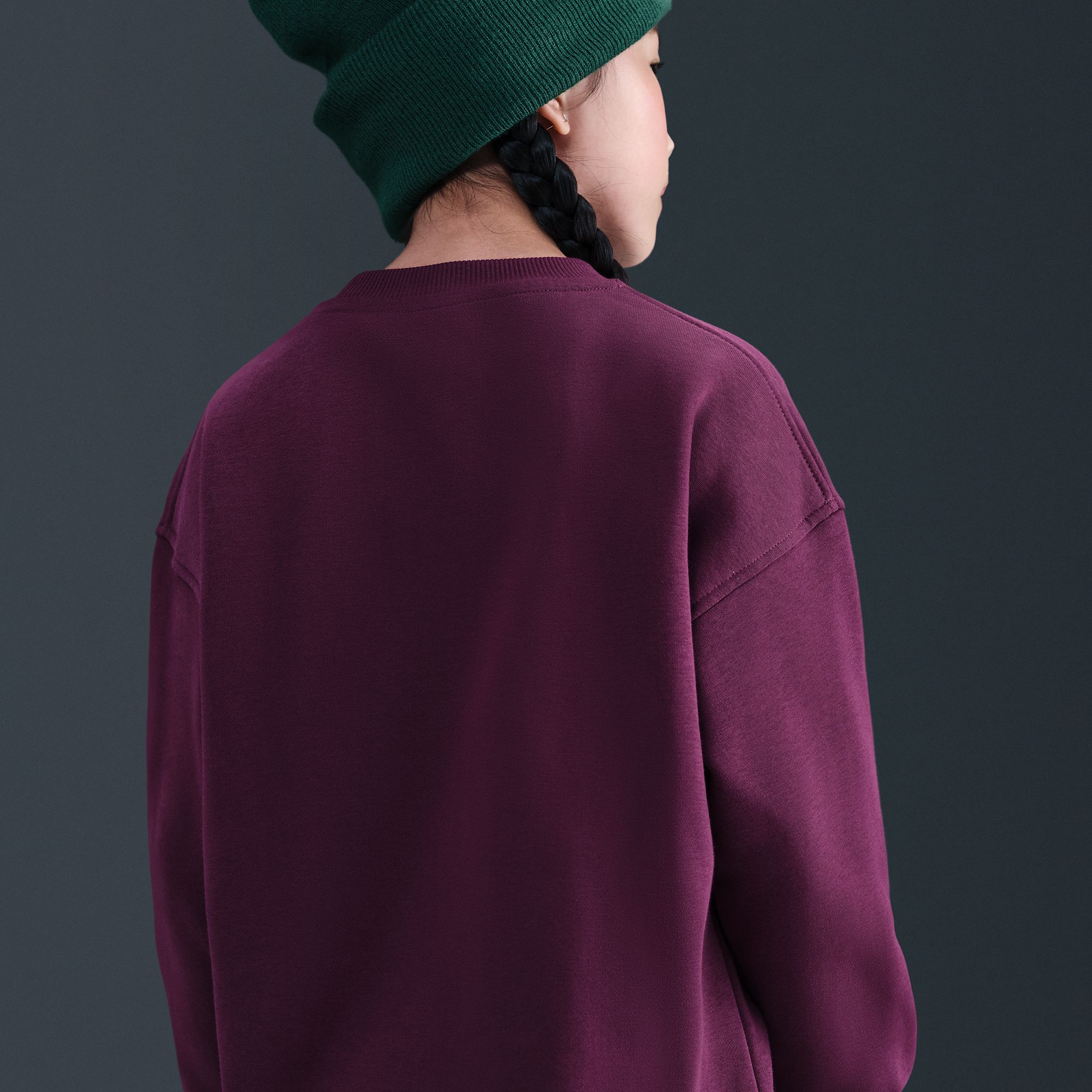 Nike Girls' Sportswear Club Fleece Oversized Sweatshirt product image