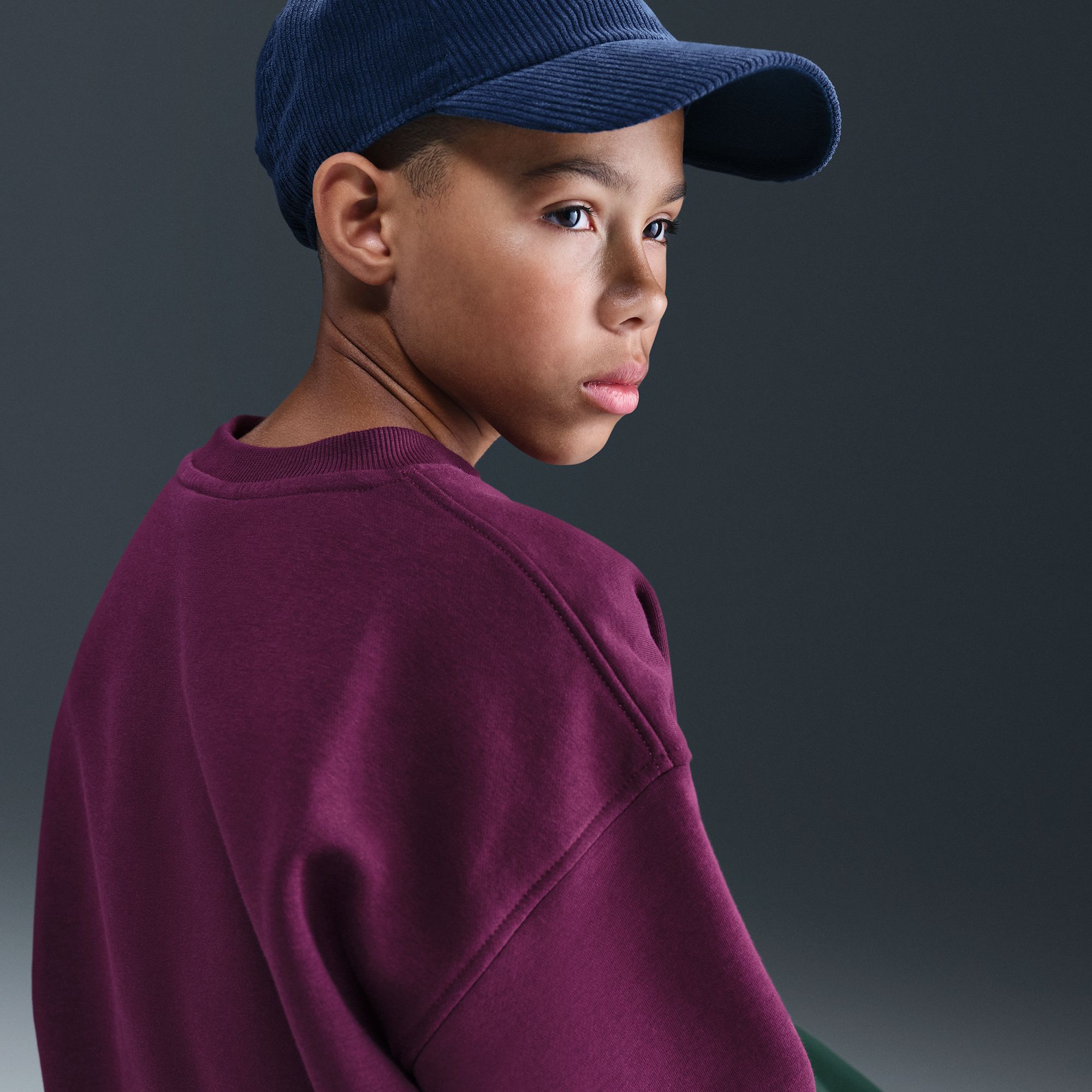 Nike Girls' Sportswear Club Fleece Oversized Sweatshirt product image