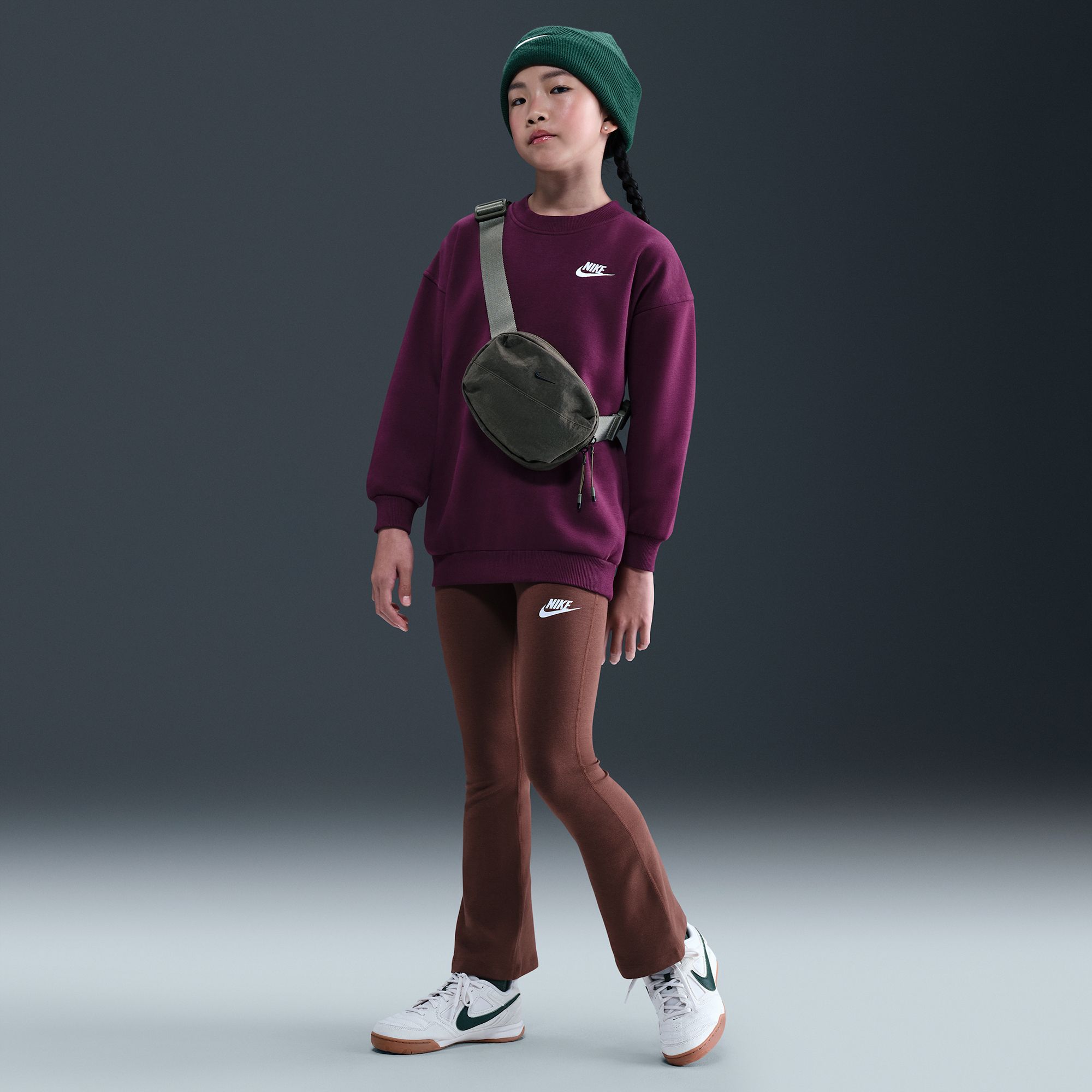 Nike Girls' Sportswear Club Fleece Oversized Sweatshirt product image