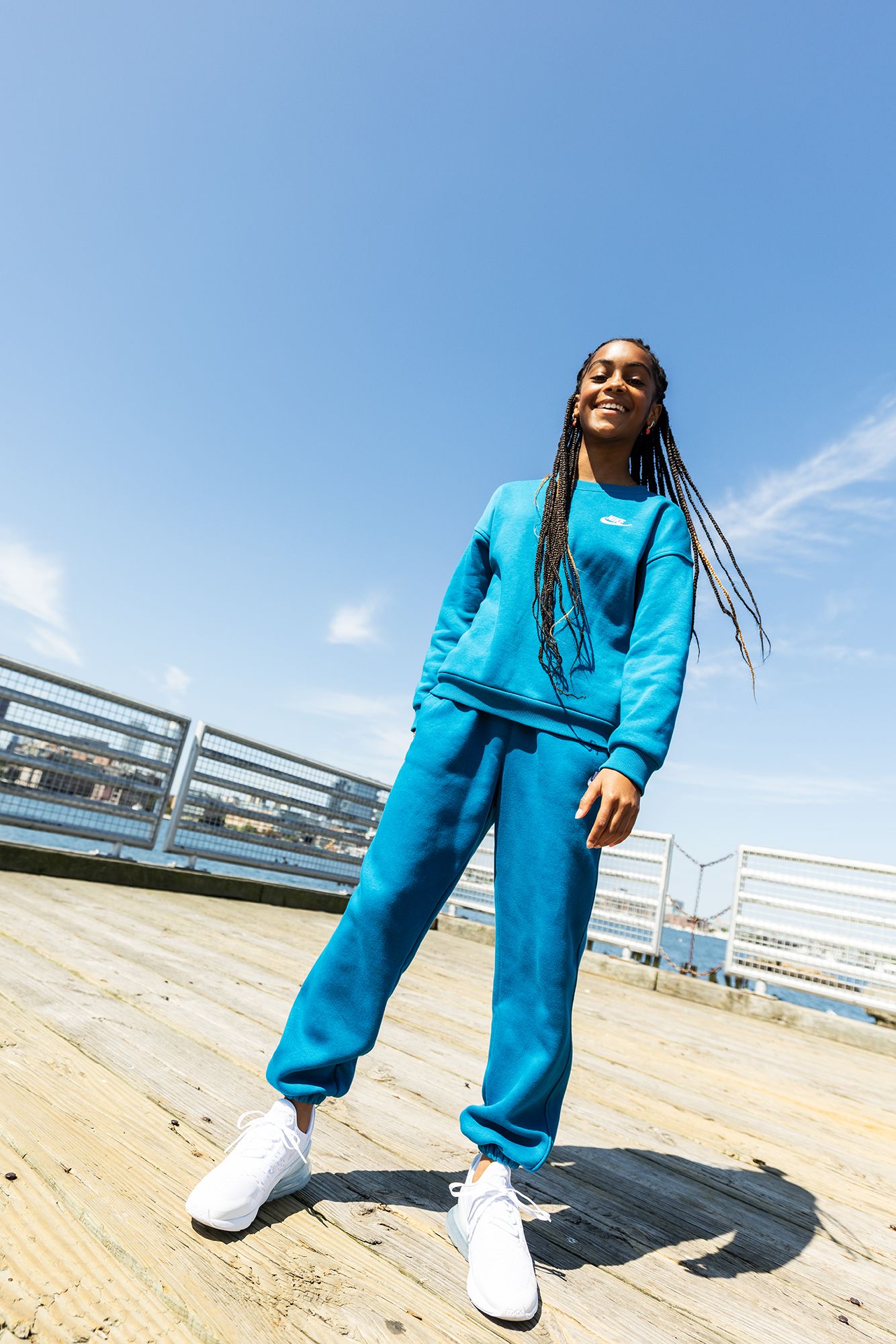 Nike Girls' Sportswear Club Fleece Oversized Sweatshirt product image