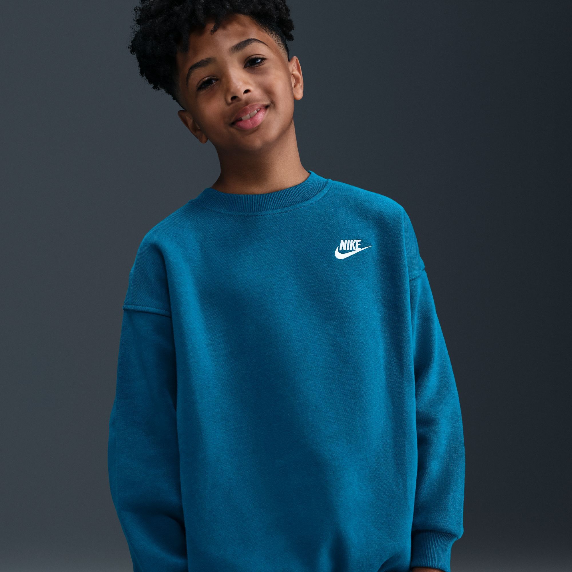 Nike Girls' Sportswear Club Fleece Oversized Sweatshirt product image