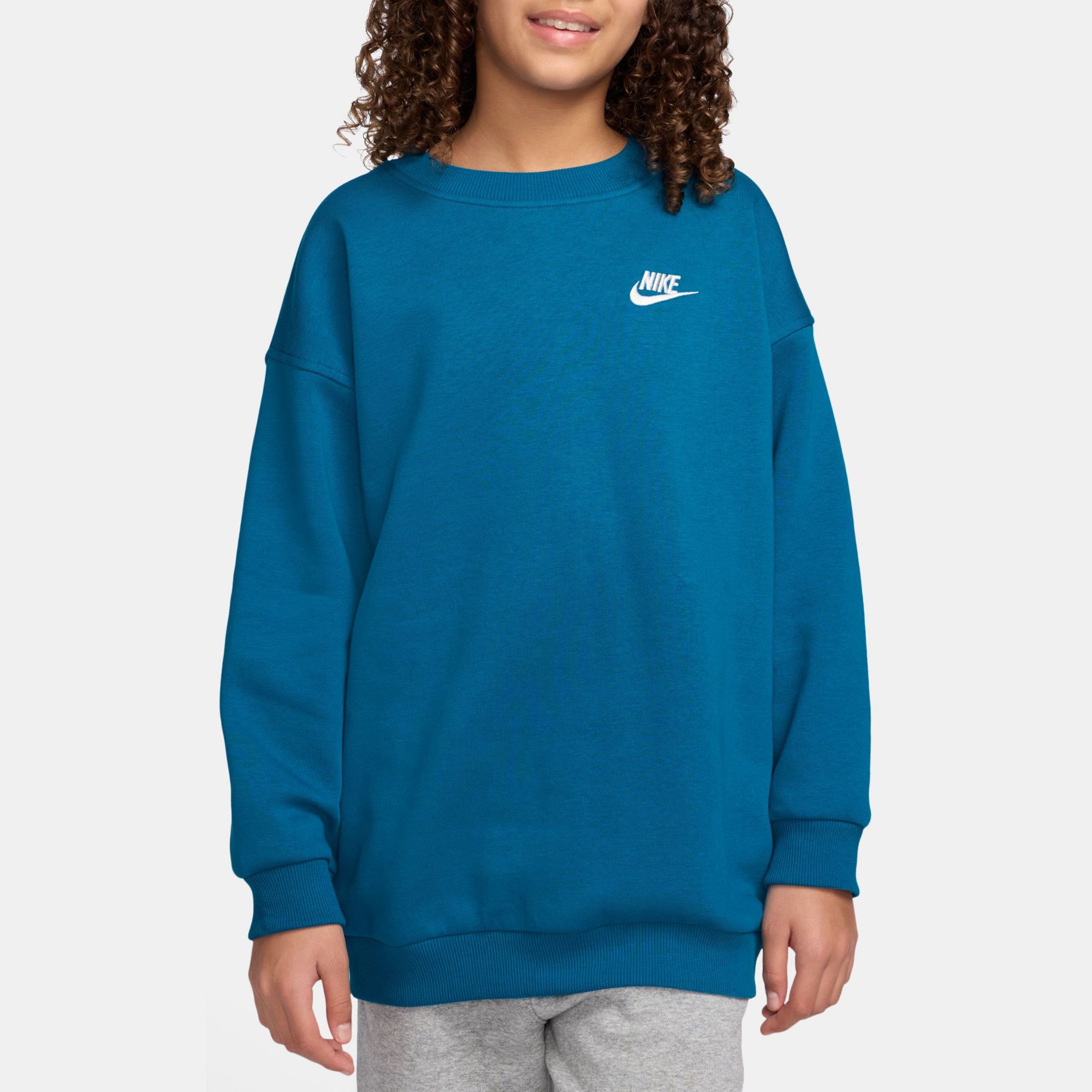 Nike Girls' Sportswear Club Fleece Oversized Sweatshirt product image