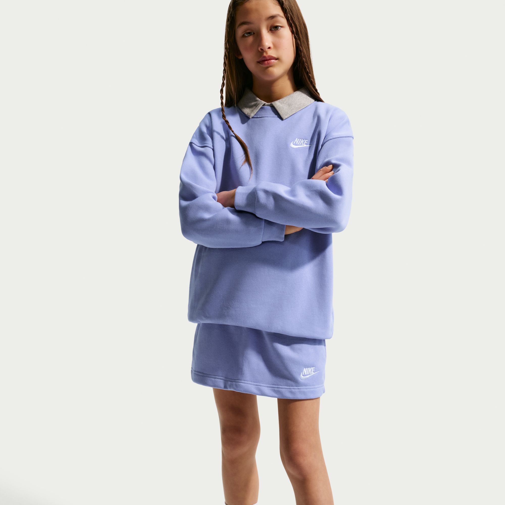 Nike Girls' Sportswear Club Fleece Oversized Sweatshirt product image