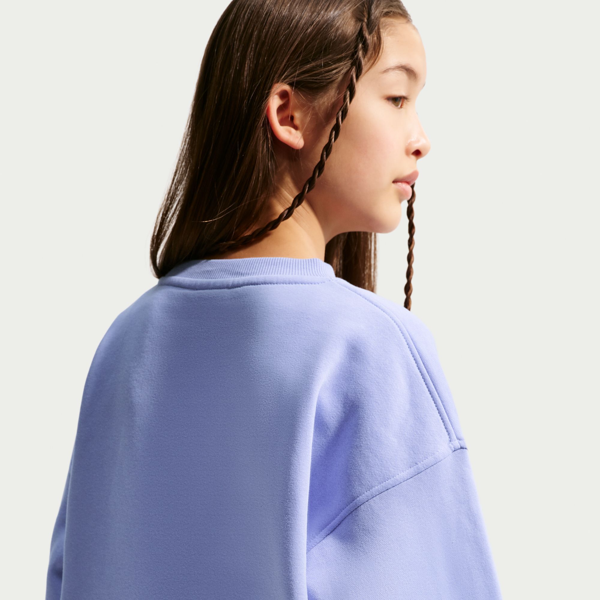 Nike Girls' Sportswear Club Fleece Oversized Sweatshirt product image