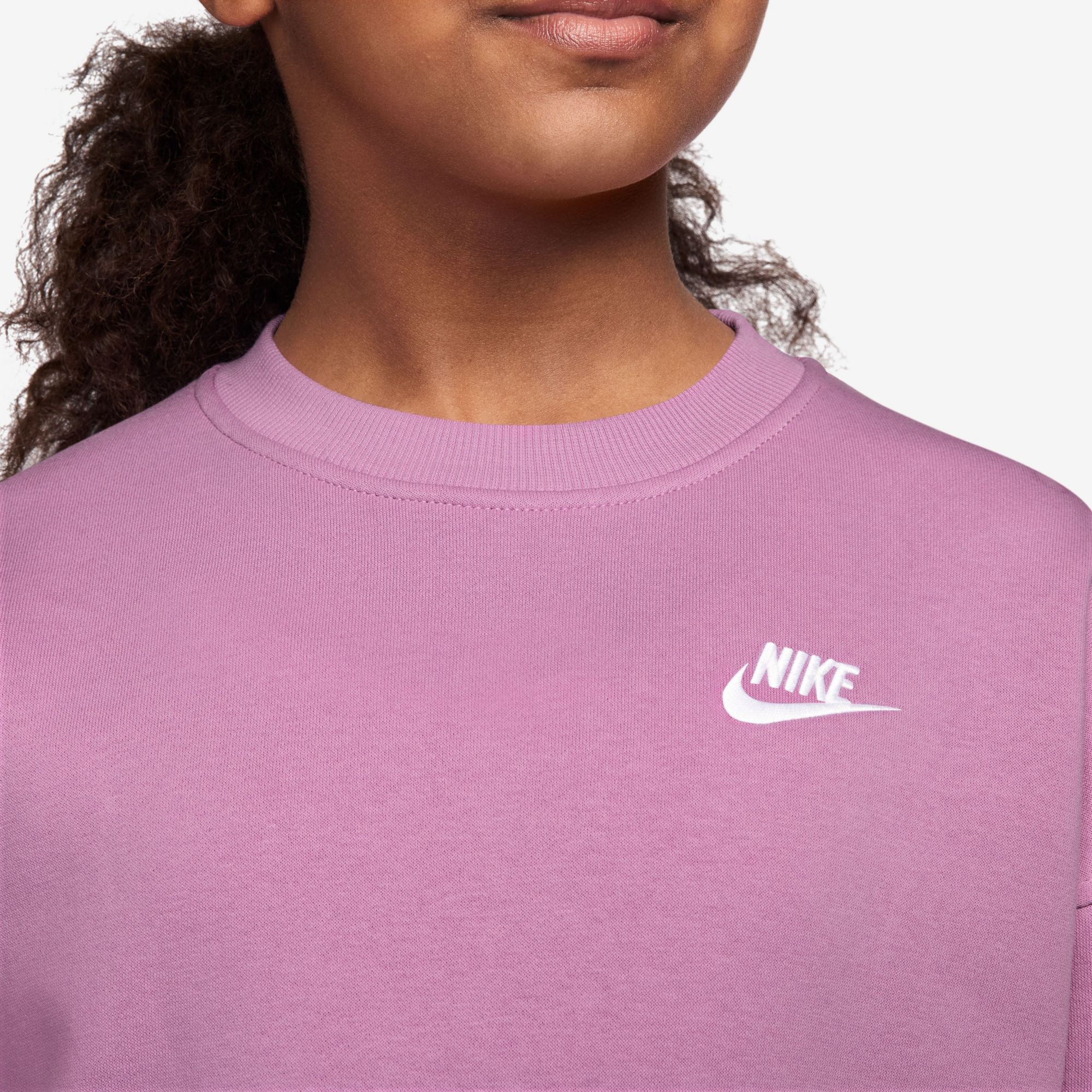 Nike Girls' Sportswear Club Fleece Oversized Sweatshirt product image
