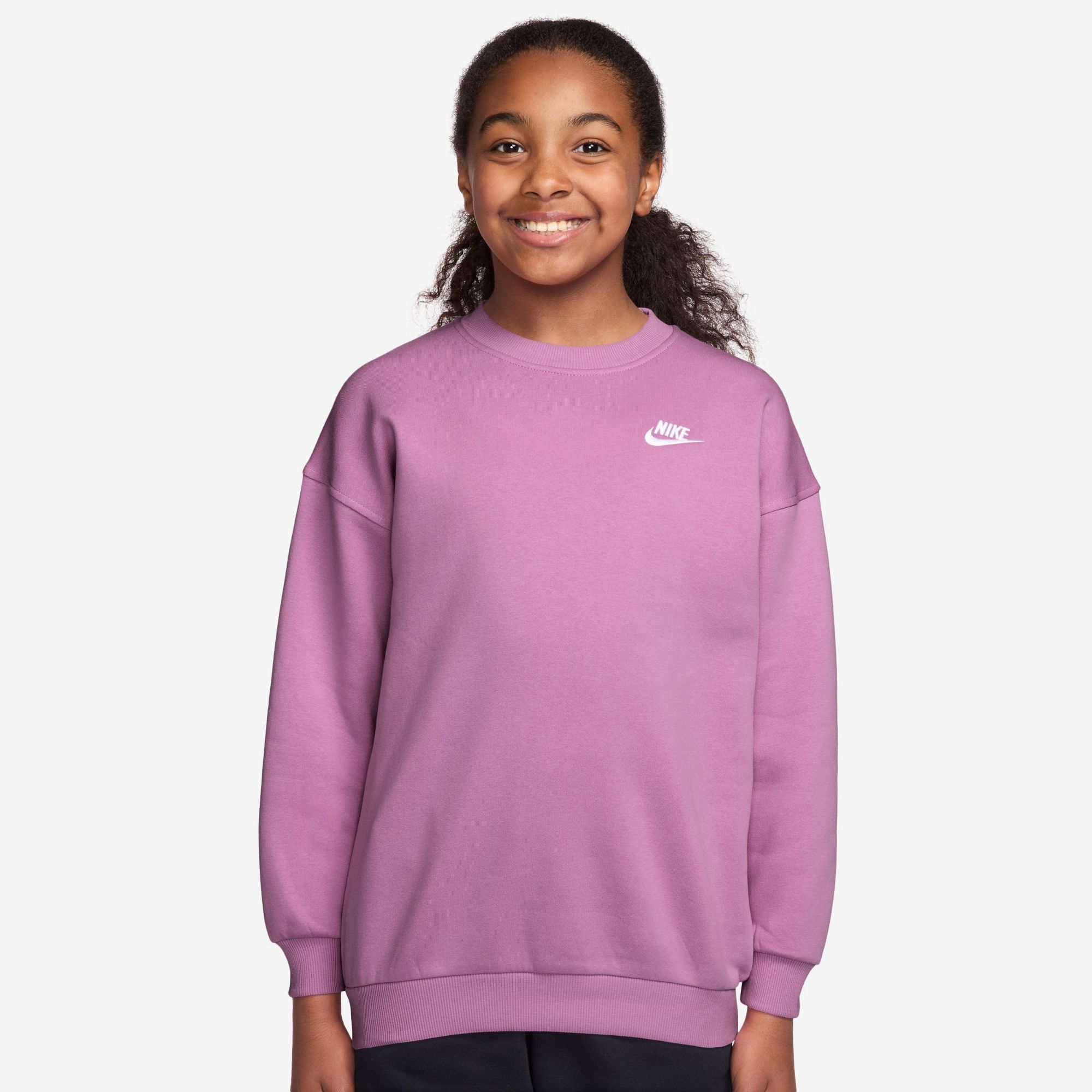Nike Girls' Sportswear Club Fleece Oversized Sweatshirt product image