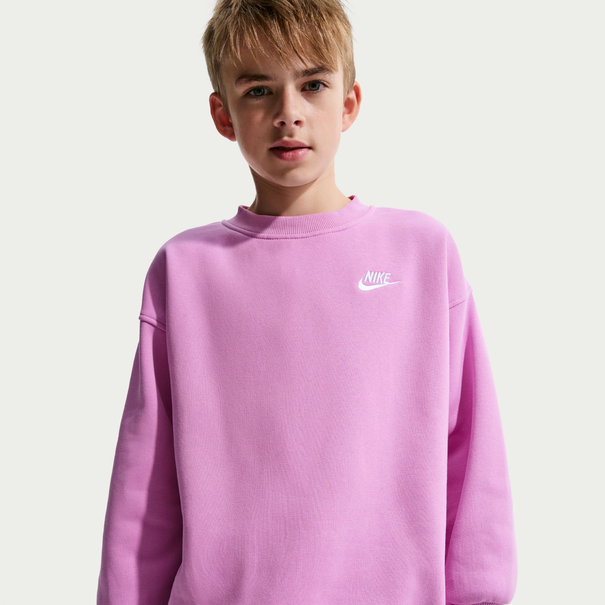 Nike Girls' Sportswear Club Fleece Oversized Sweatshirt product image
