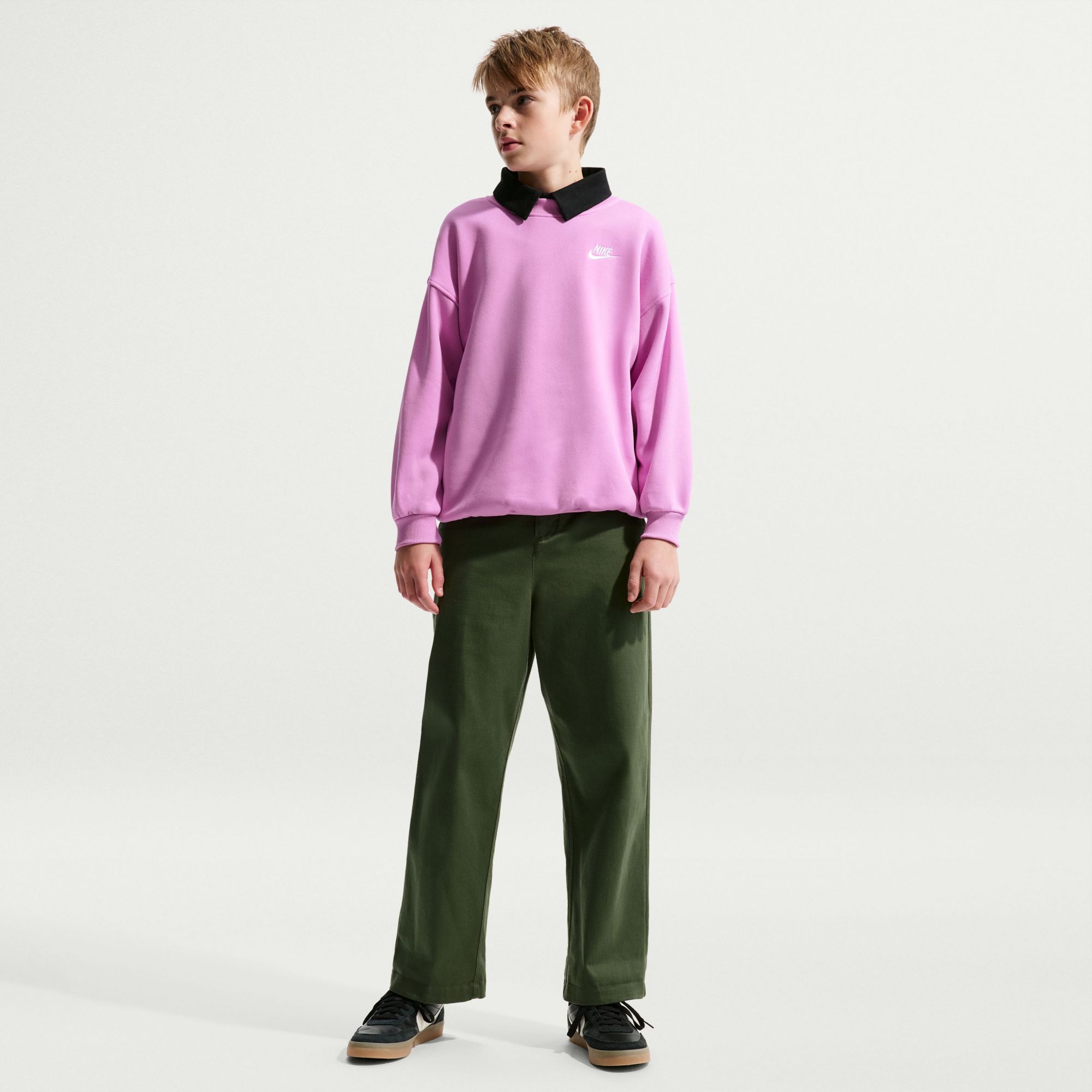 Nike Girls' Sportswear Club Fleece Oversized Sweatshirt product image