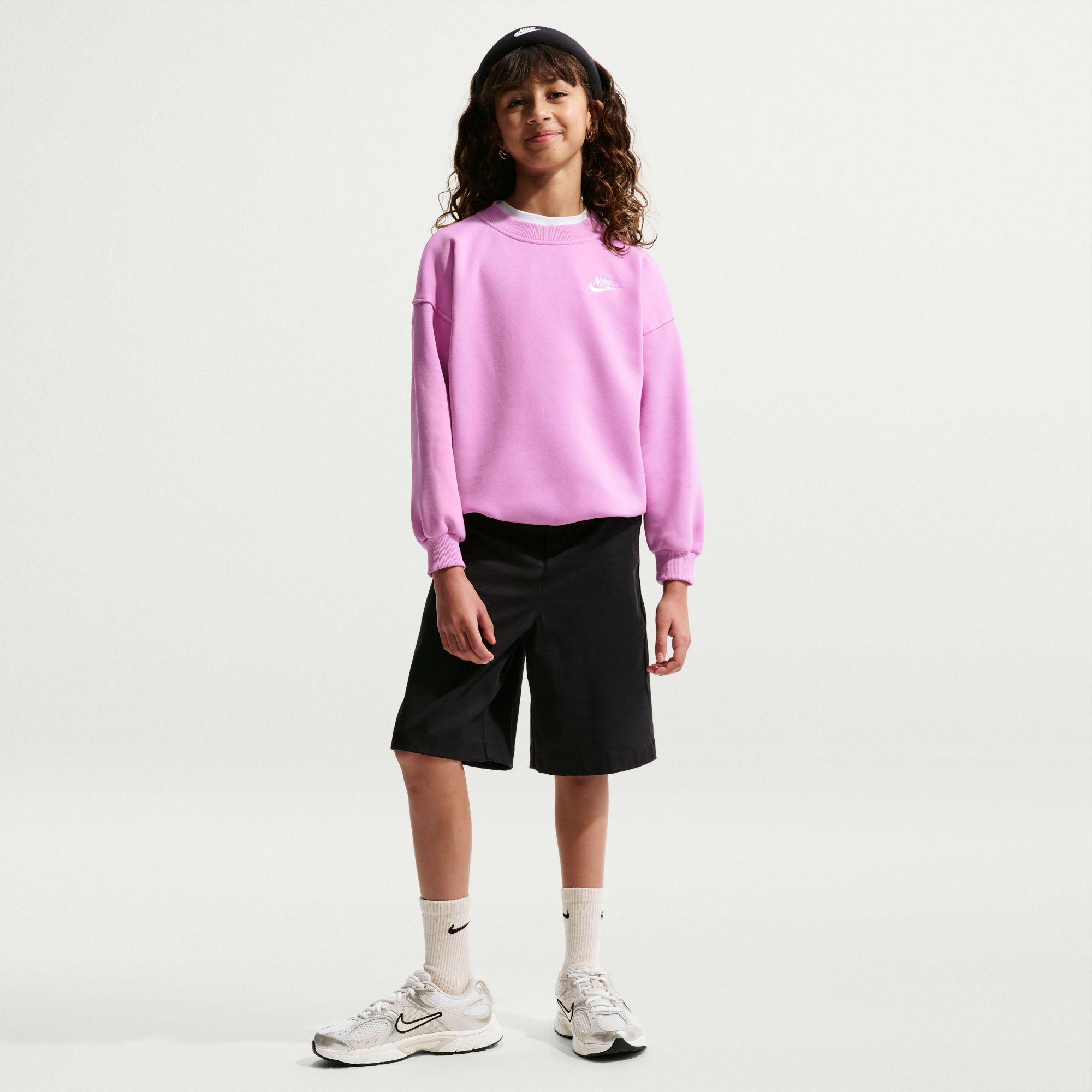 Nike Girls' Sportswear Club Fleece Oversized Sweatshirt product image