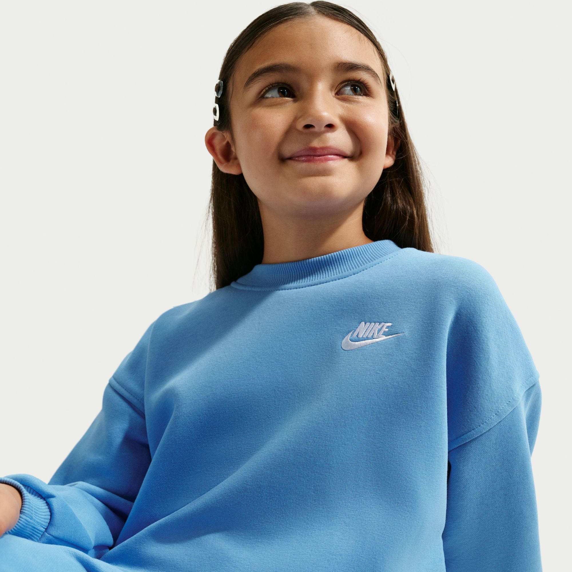 Nike Girls' Sportswear Club Fleece Oversized Sweatshirt product image