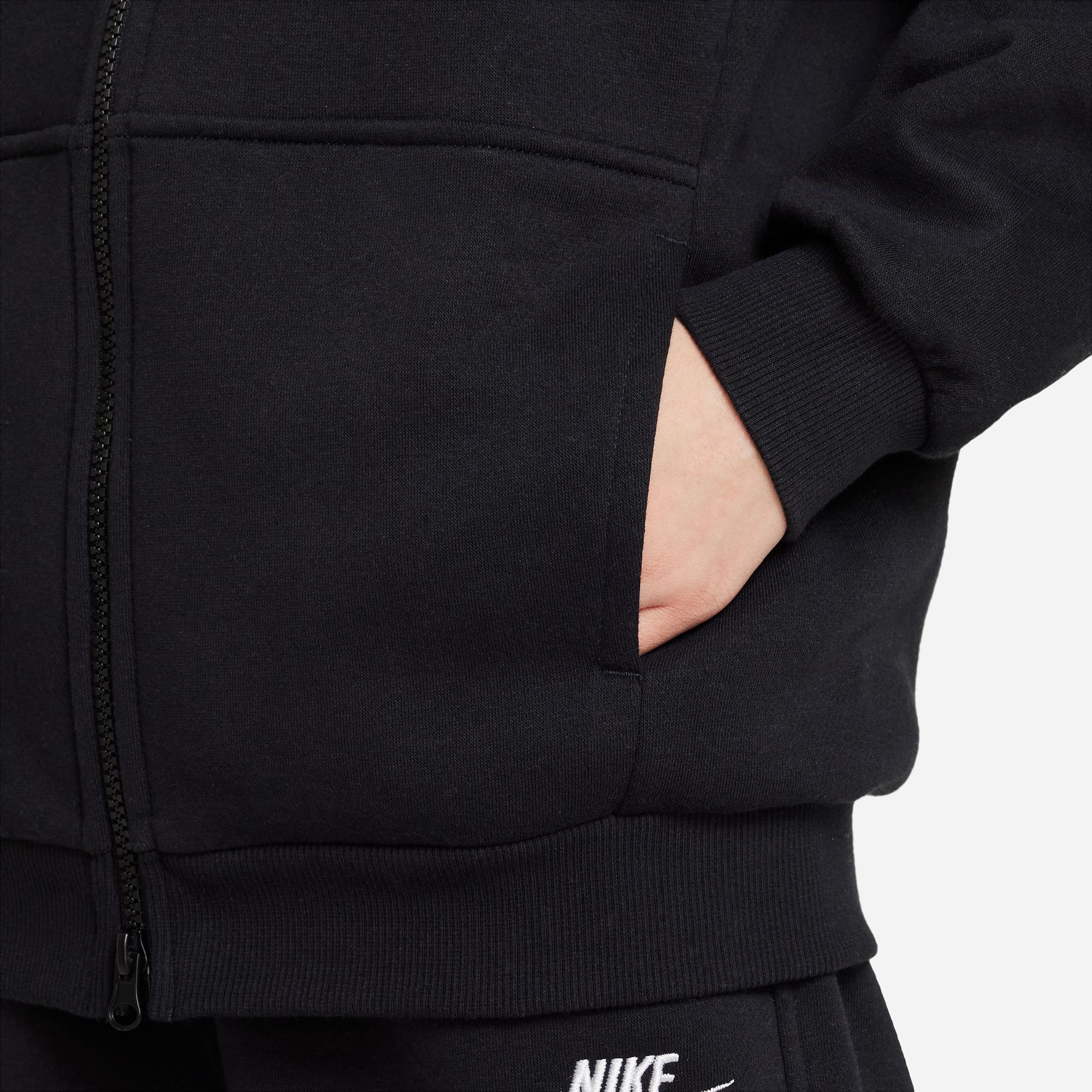 Nike Girls' Sportswear Club Fleece Oversized Full-Zip Hoodie product image