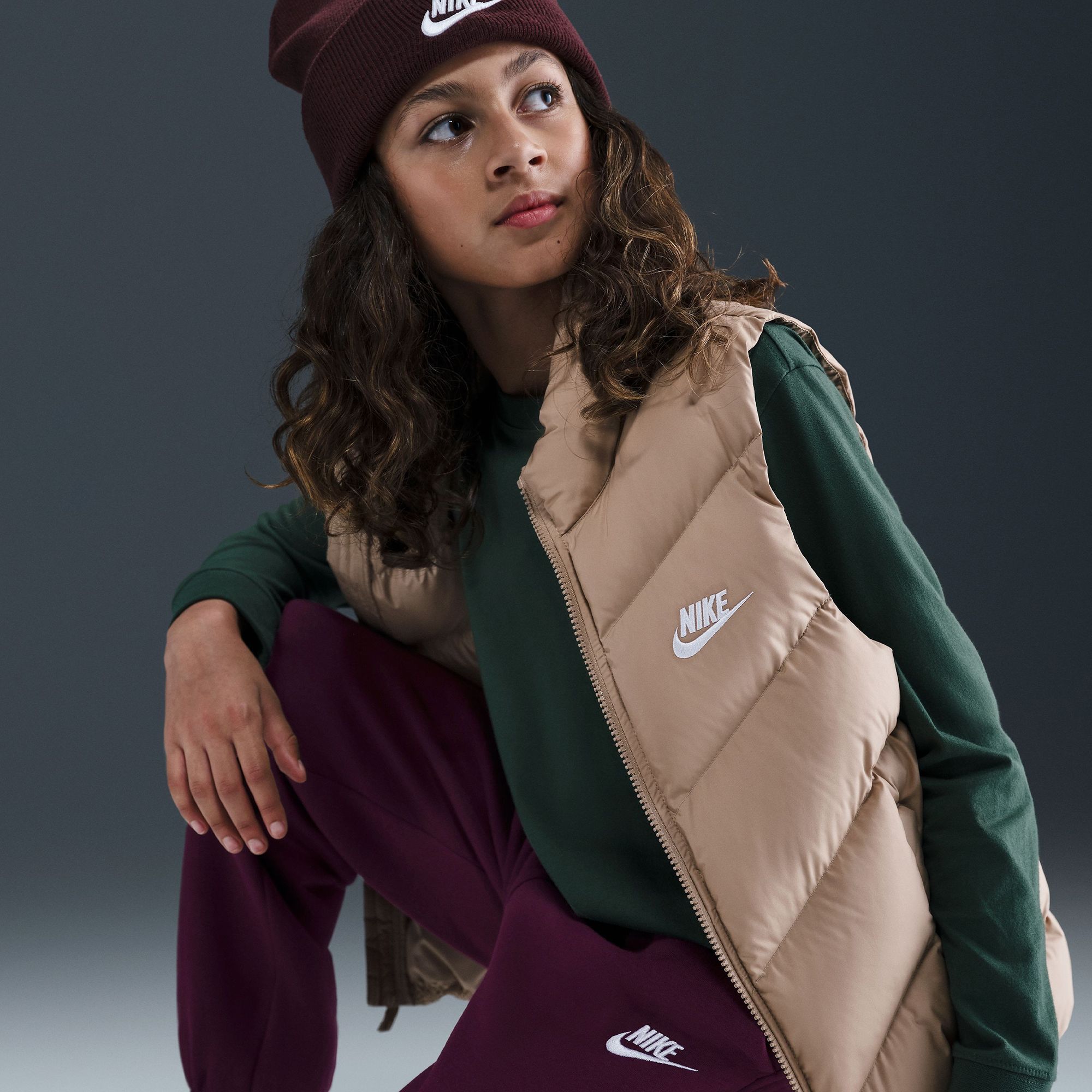 Nike Girls' Sportswear Club Fleece Oversized Joggers product image